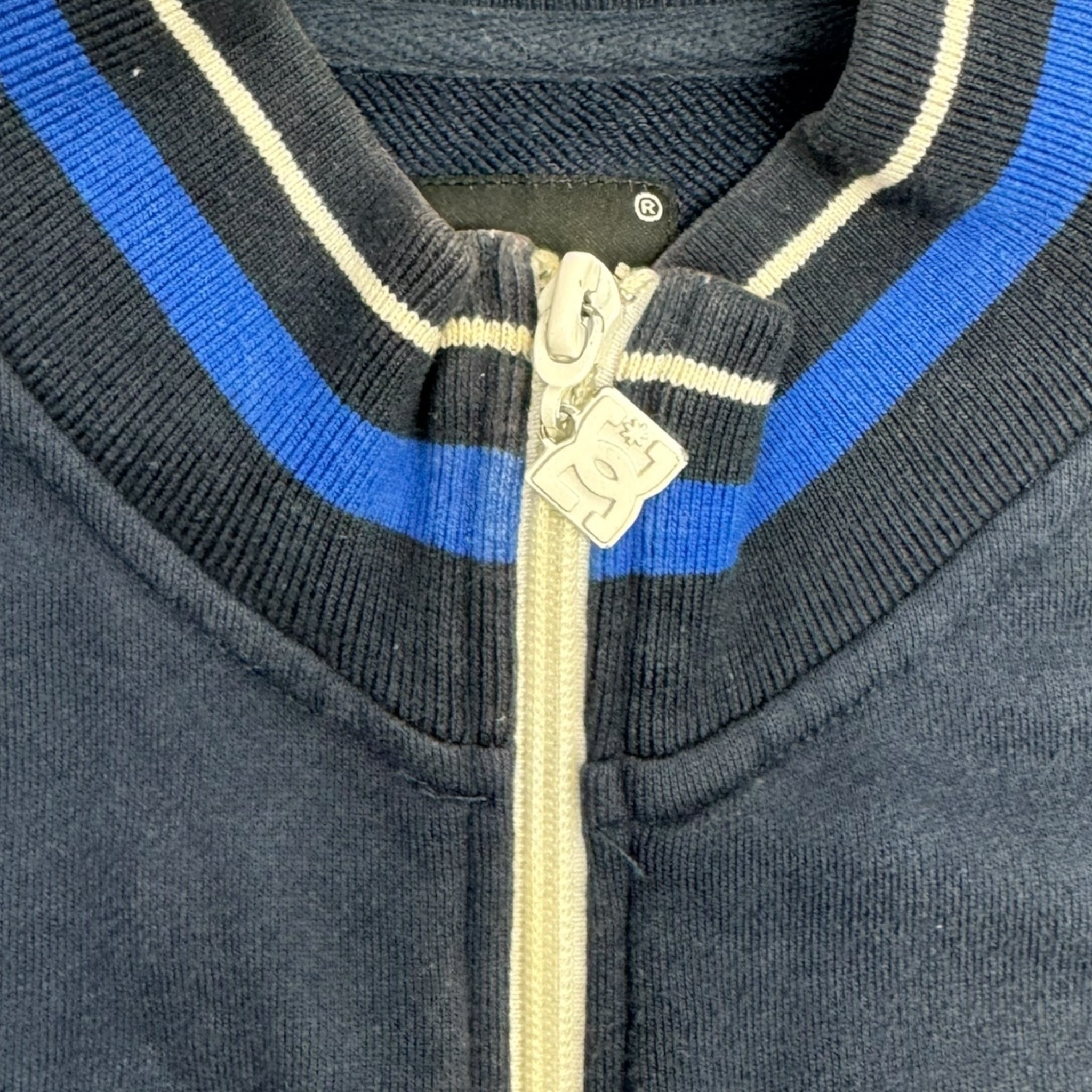 Y2K DC Shoes Co Zip Up Sweater