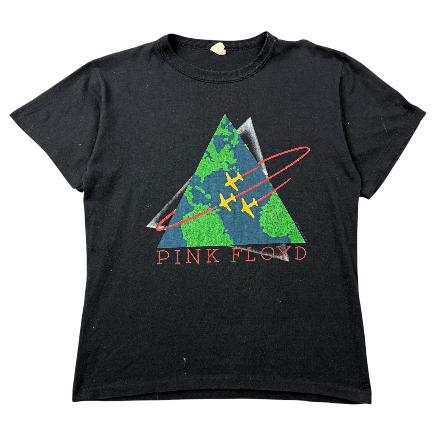 1987 Pink Floyd World Tour Tee Black