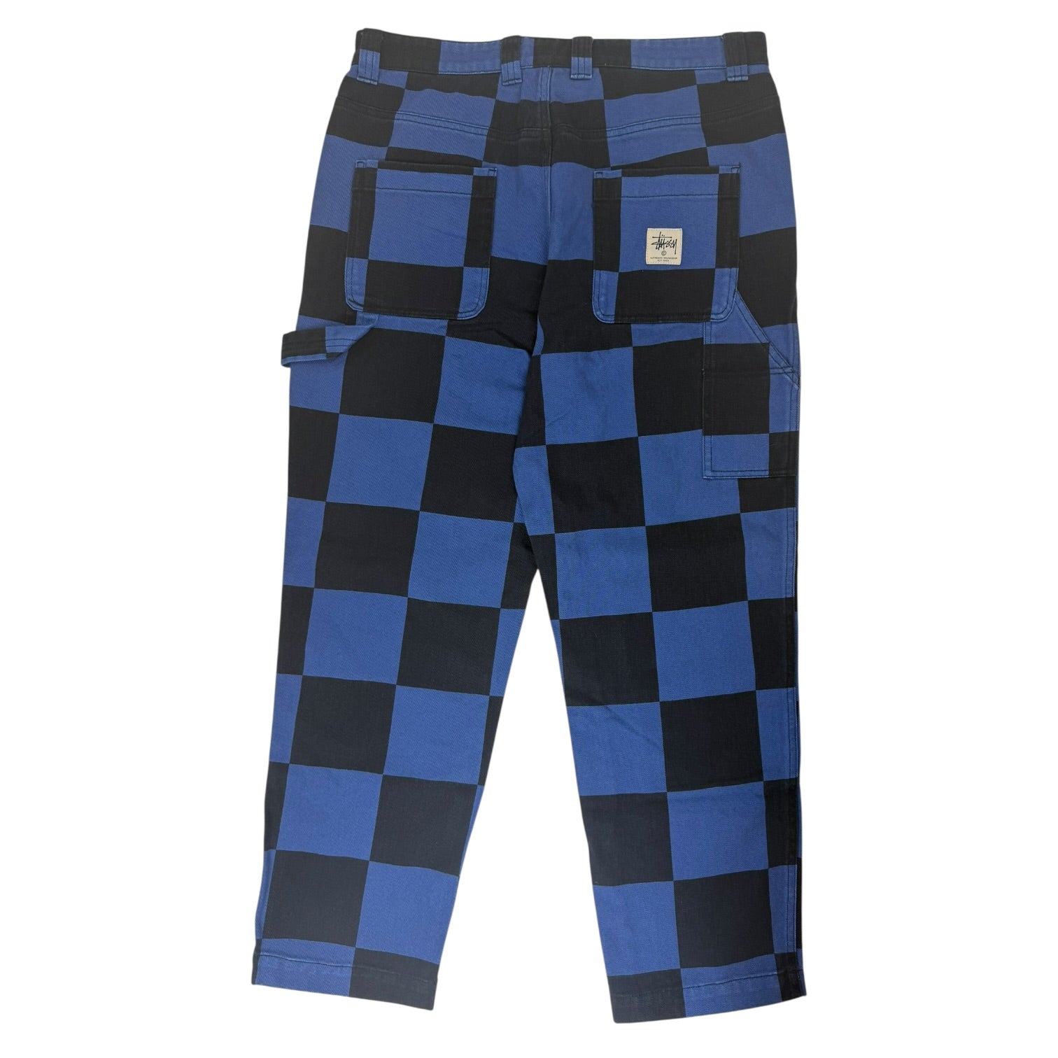 Stussy Quality Work Gear Checkered Double Knee