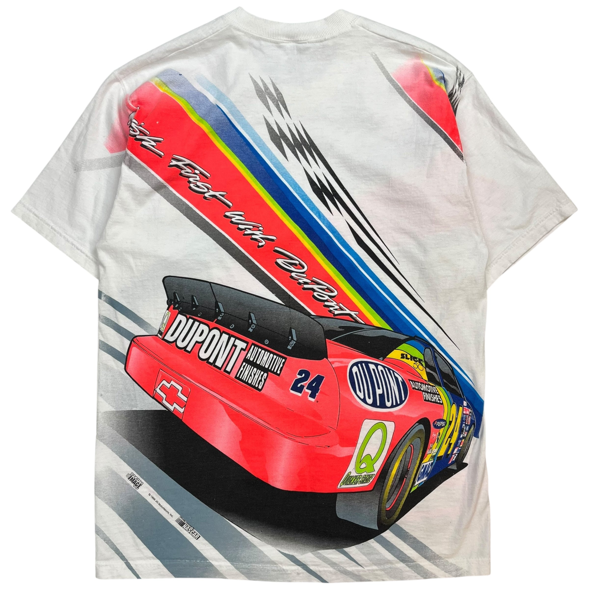 1996 Dupont Racing Tee White