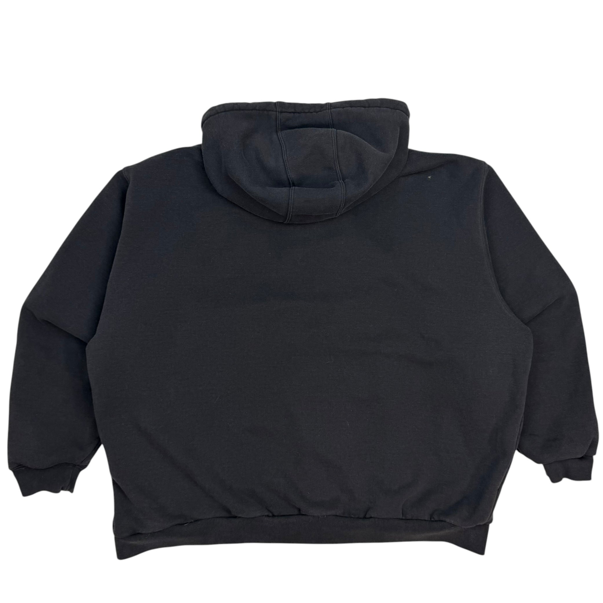 Vintage Carhartt Thermal Lined Zip Up Hoodie Black