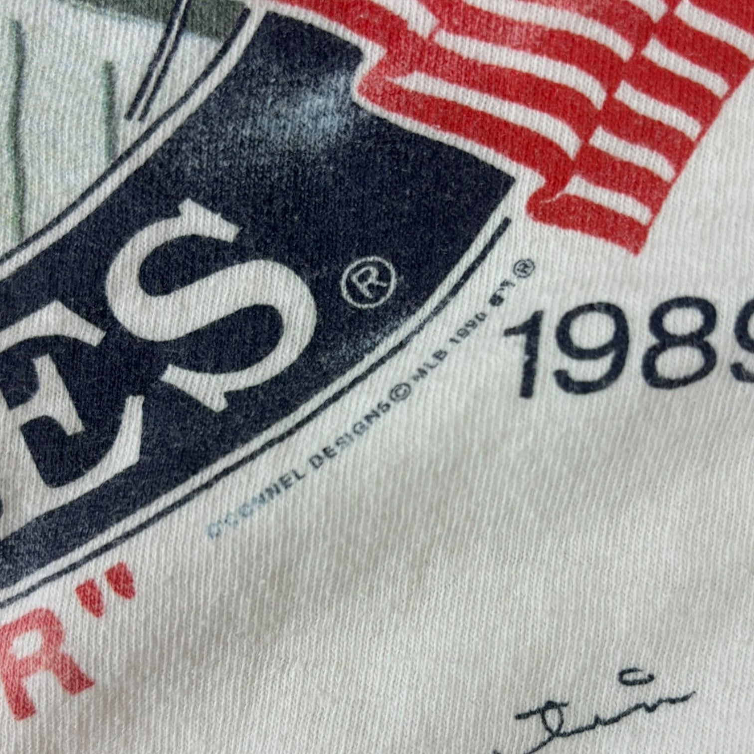 Vintage 1989 New York Yankees Billy Martin Memorial T-Shirt White