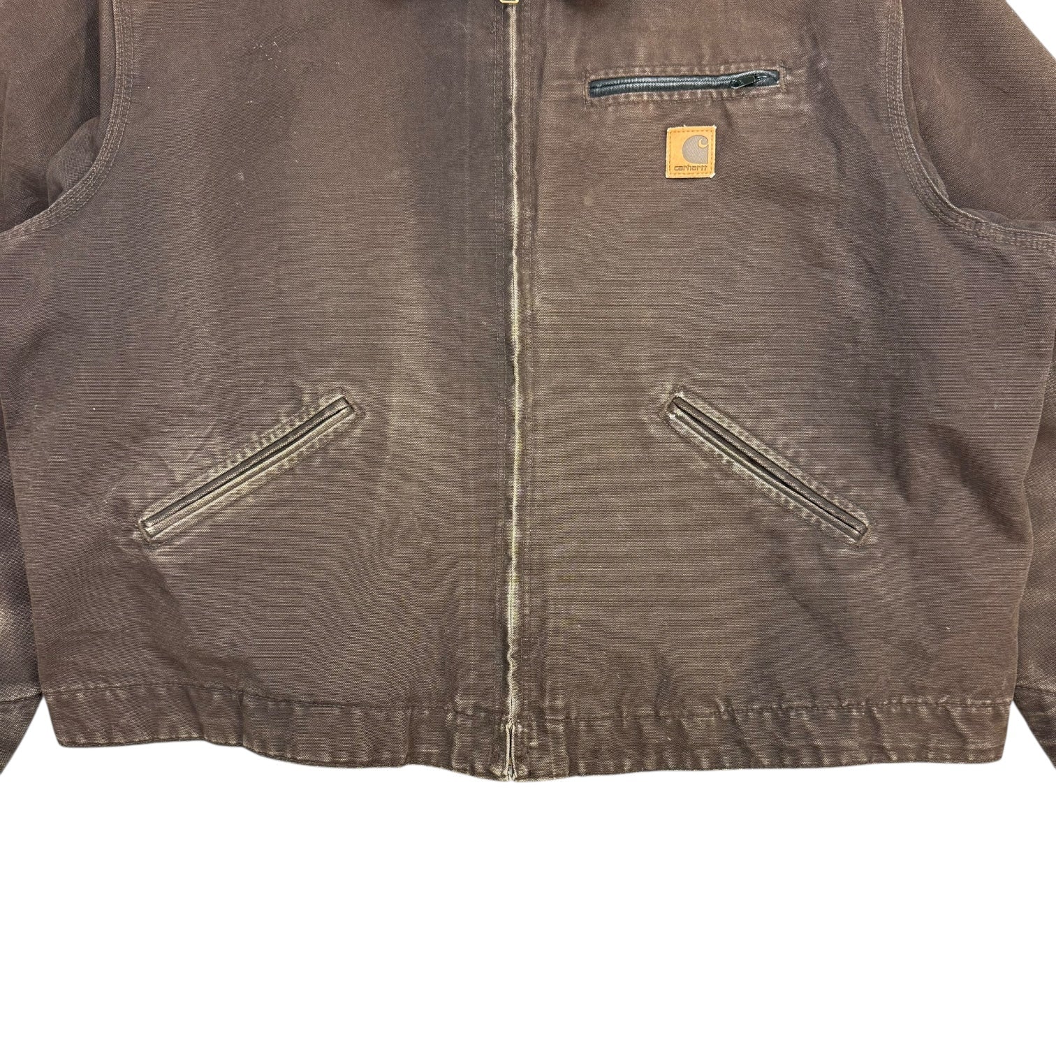 Vintage Carhartt Detroit Blanket Lined Jacket Brown