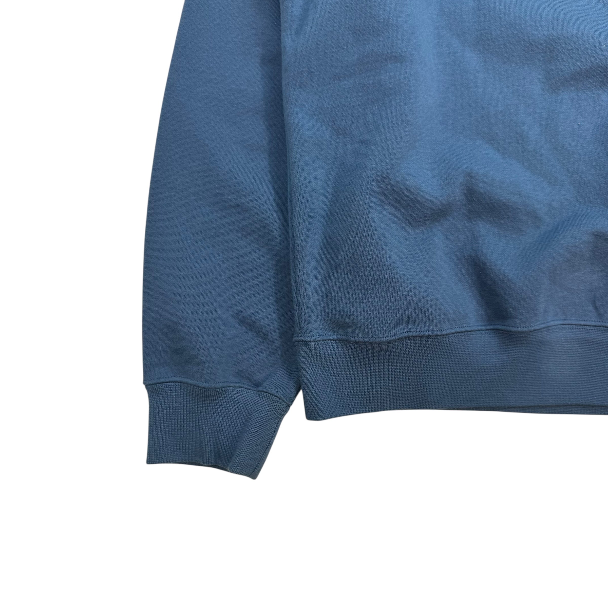 Vintage Nike Quarter Zip Up Sweatshirt Blue