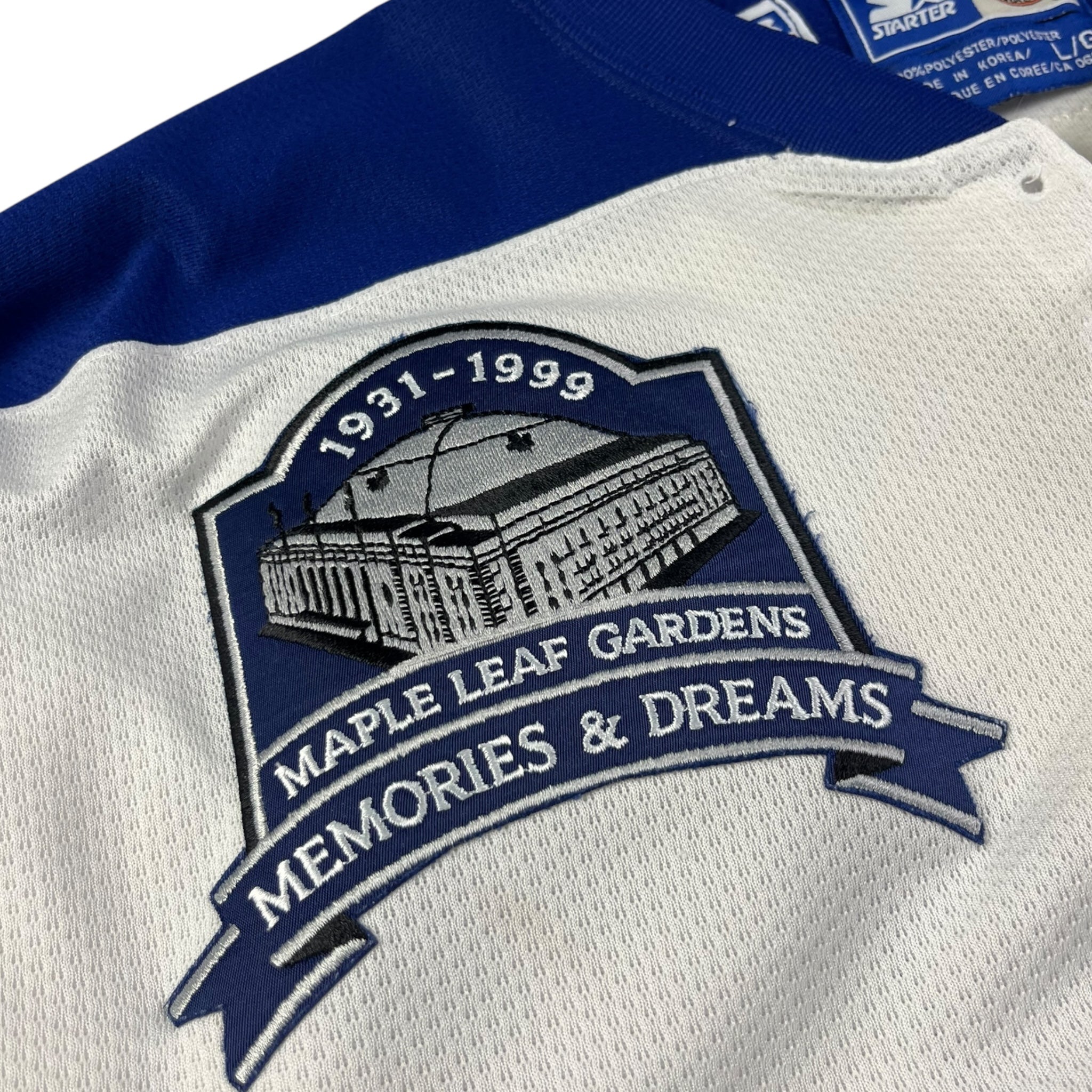 1999 Toronto Maple Leafs Curtis Joseph Gardens Starter Jersey