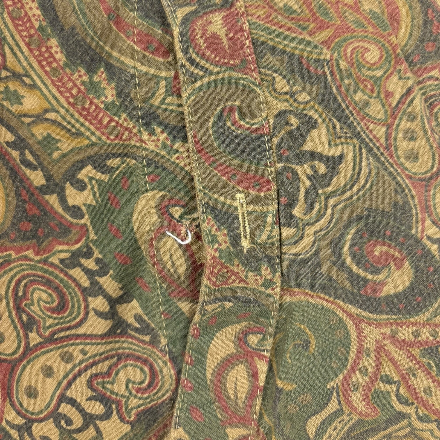 Vintage Y2K Stussy Bonnard Print Button-Up Shirt Brown