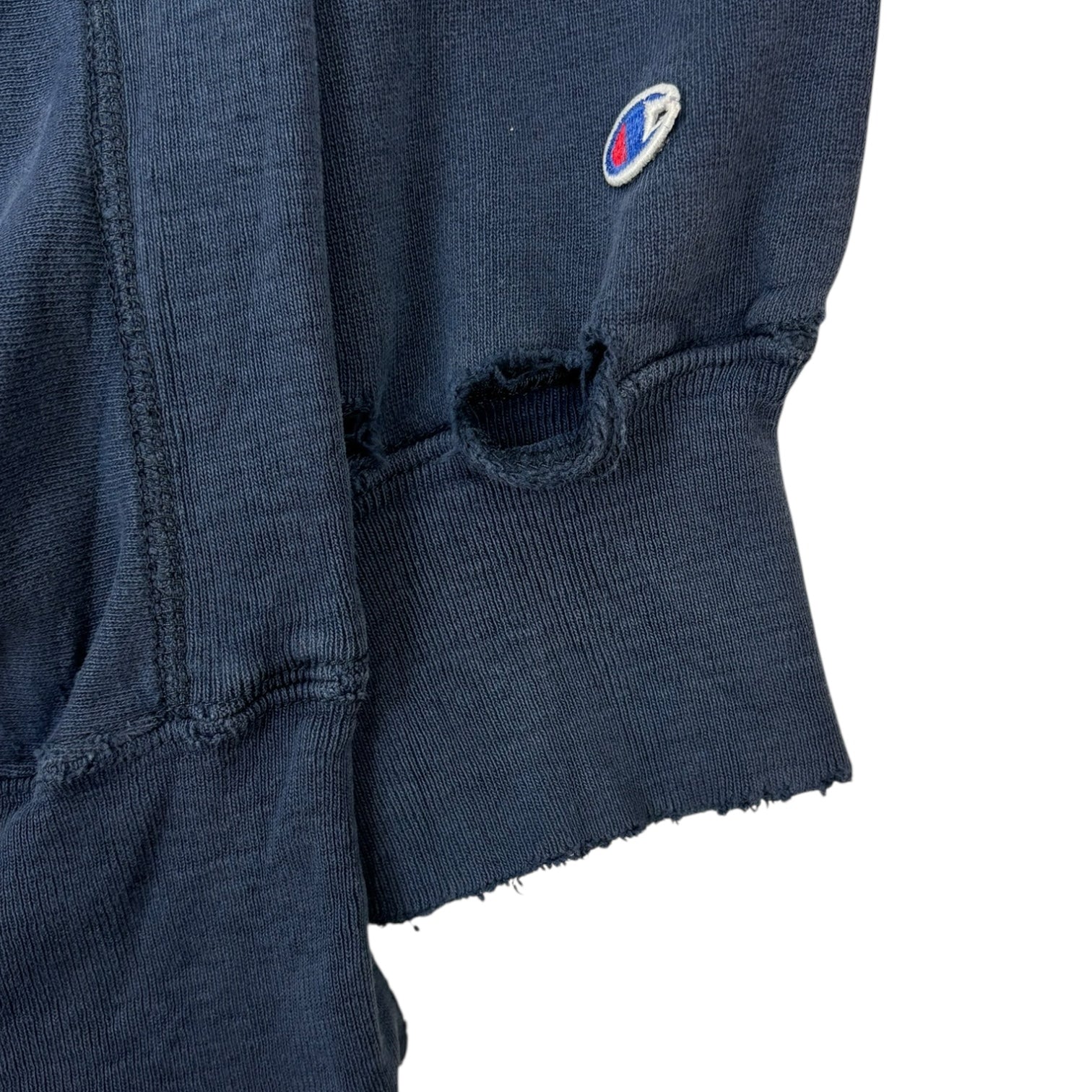 Vintage 80s Champion Reverse Weave University of Iowa Crewneck Navy