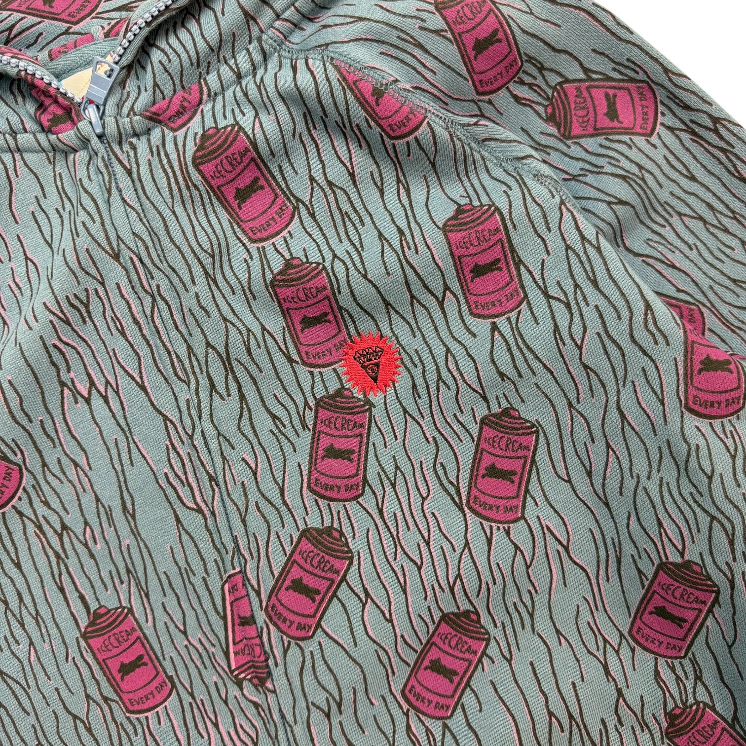 Ice Cream By BBC Full Zip Hoodie Blue