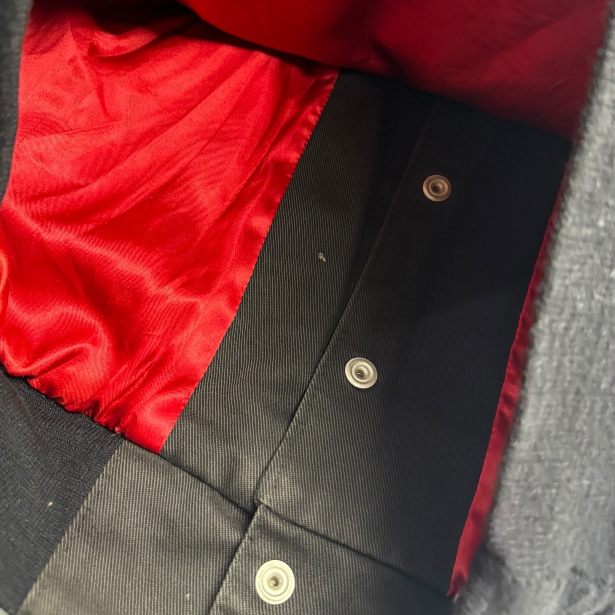 Vintage Jeff Hamilton Leather & Canvas NASCAR Jacket