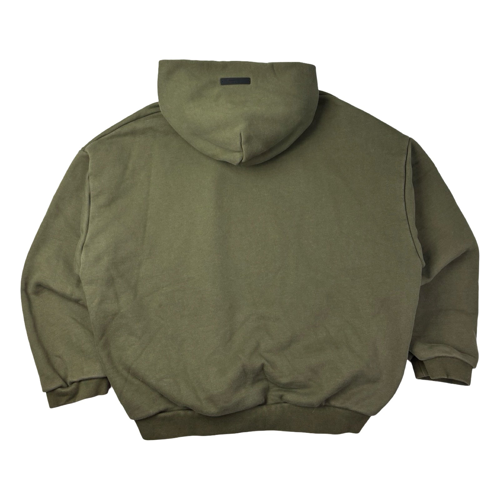 Fear Of God Essentials Fleece Hoodie Olive Green