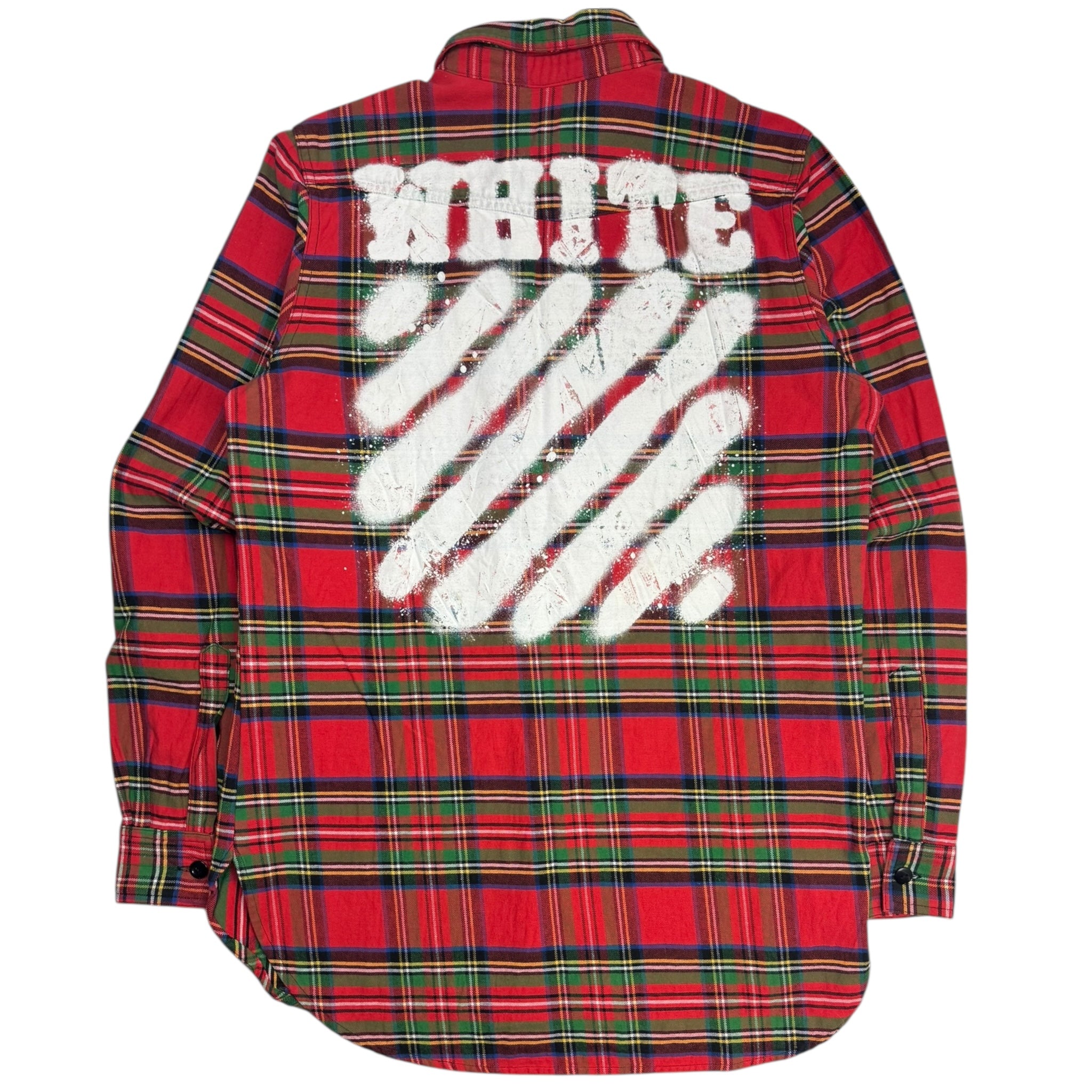 Off-White Diagonals Spray Check Shirt