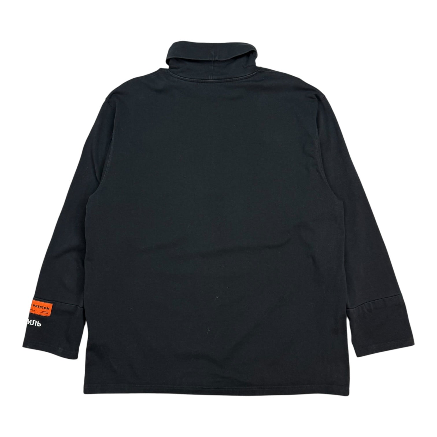 Heron Preston HPNY Embroidered Rollneck L/S Tee Black