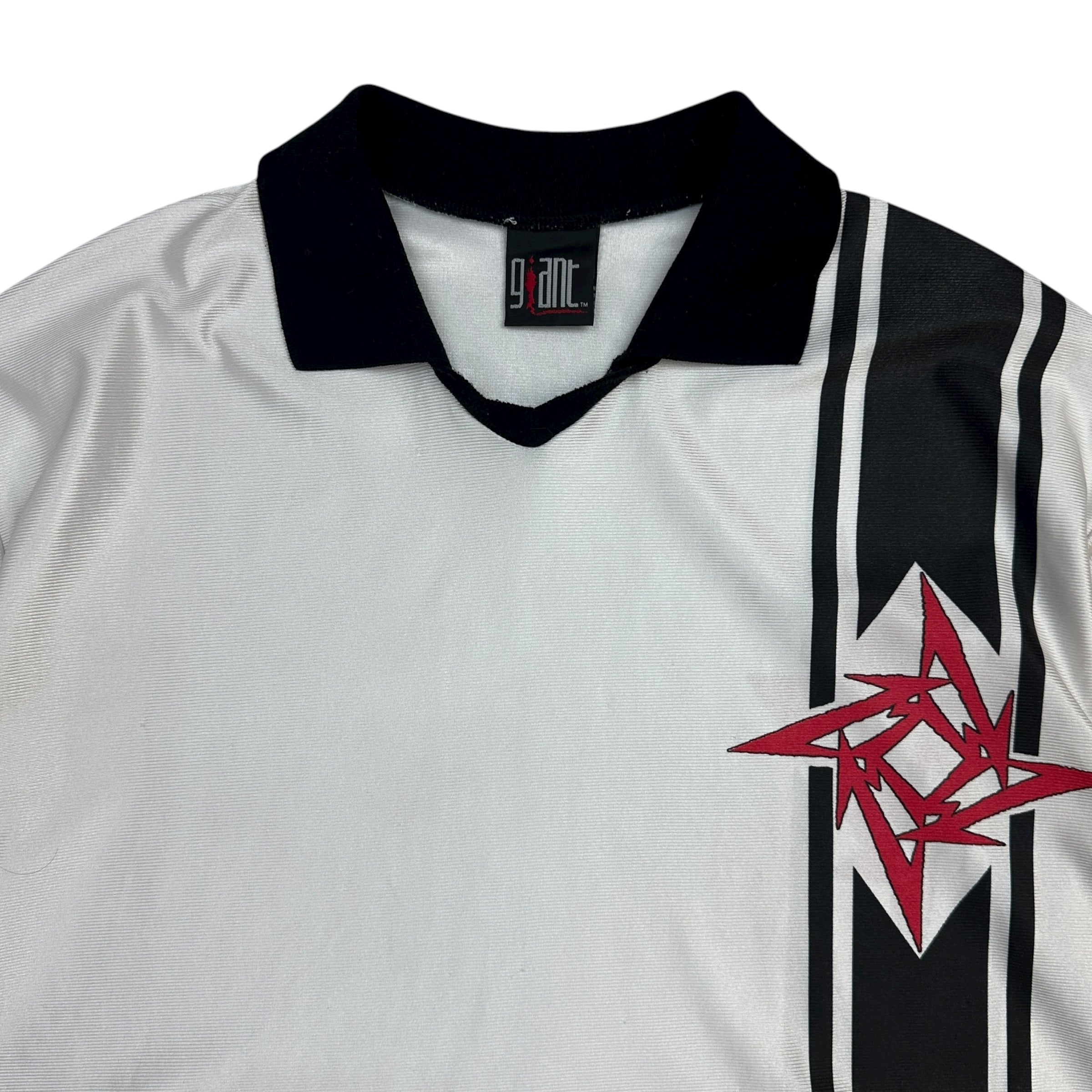 1997 Metallica Soccer Jersey White/Red