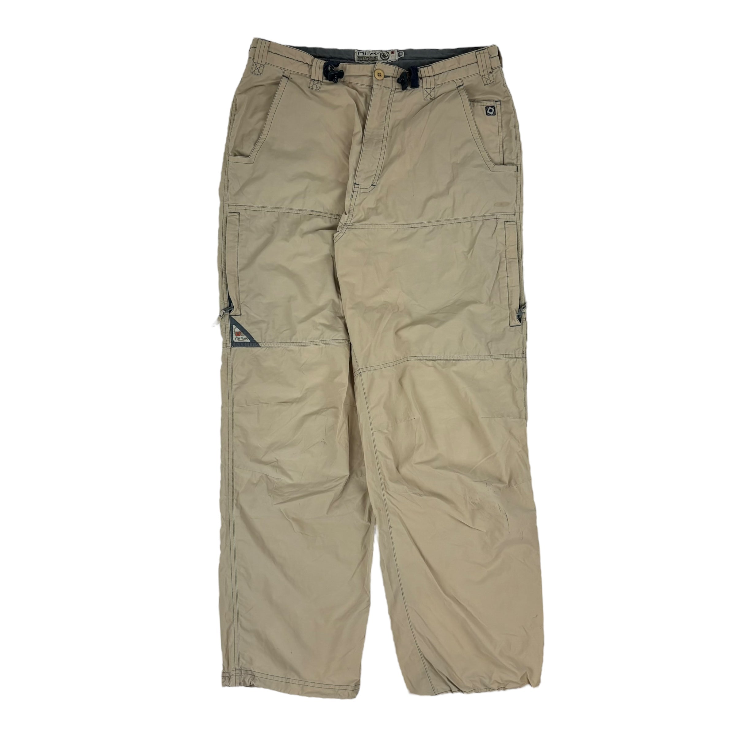 Vintage Y2K NFA Cargo Pants Beige
