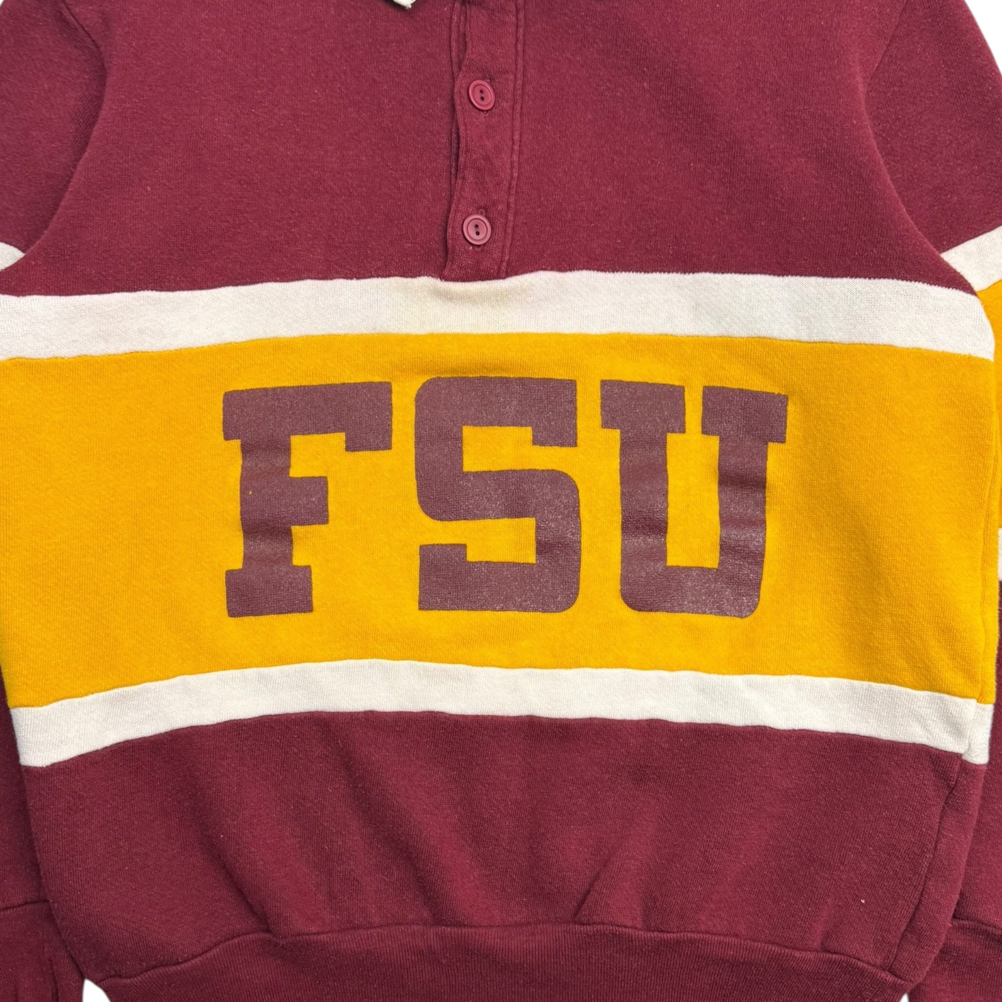 Vintage 80s Florida State University Collared Sweater