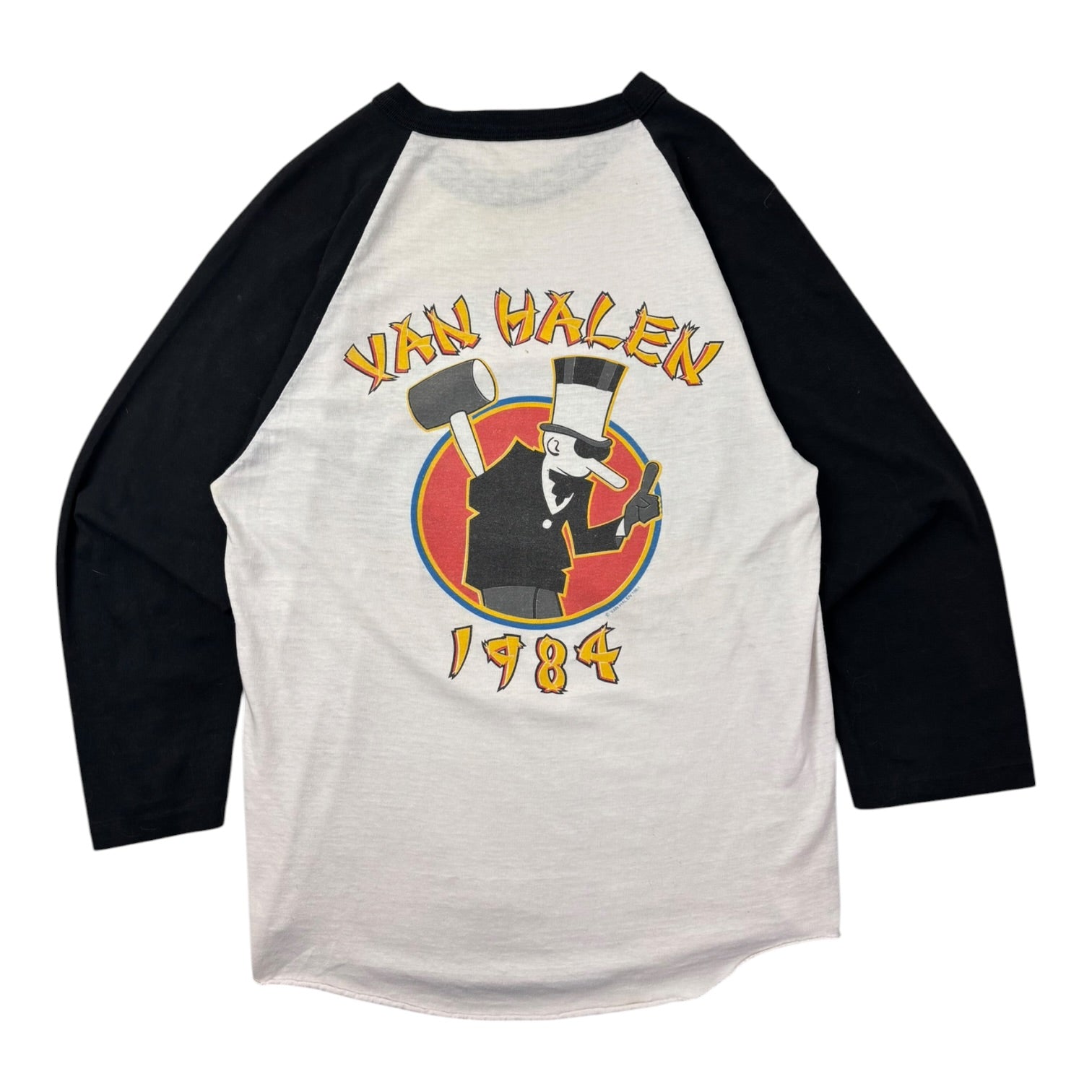 1984 Van Halen ‘Tour of the World’ L/S T-Shirt Black/White