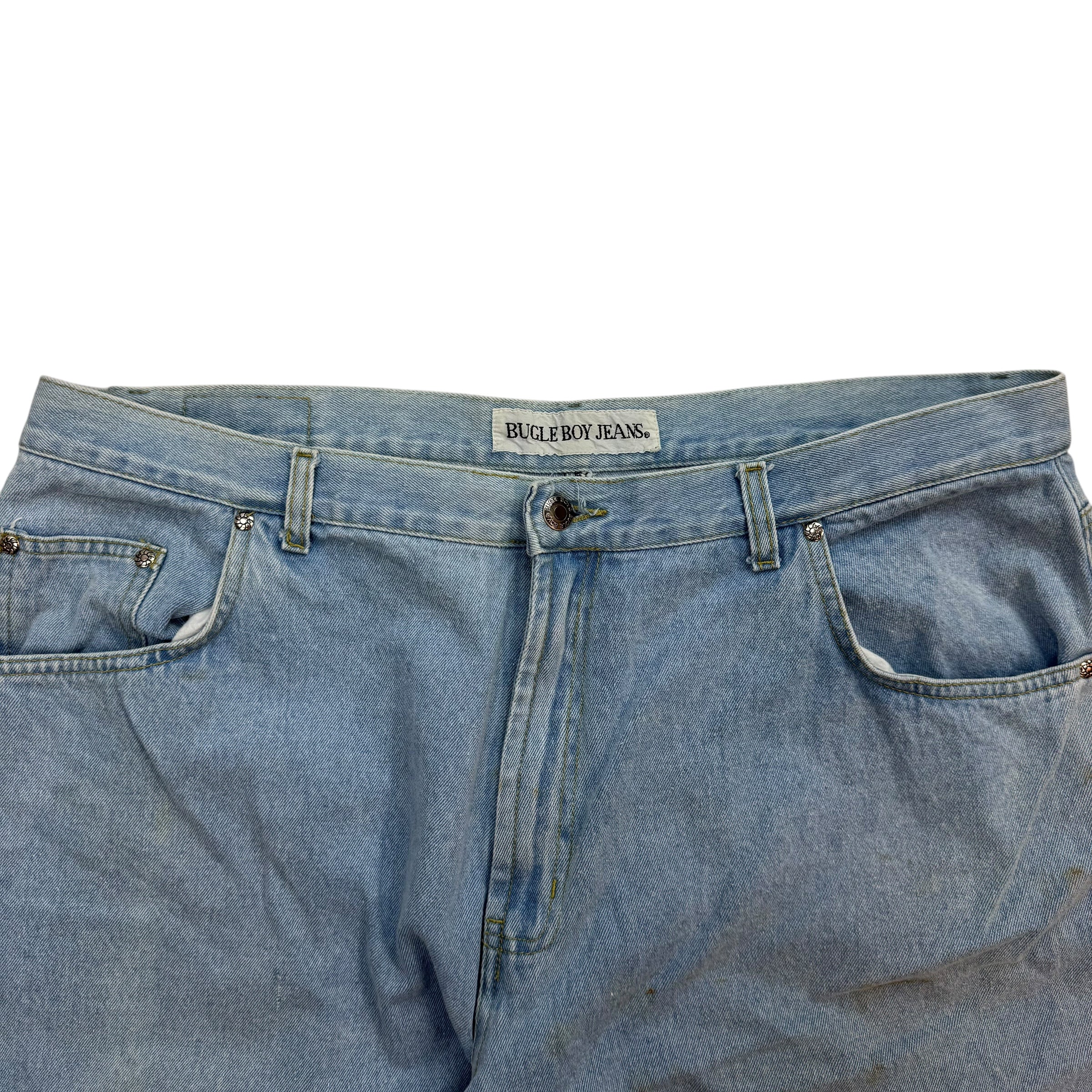 Vintage Bugle Boy Jeans Denim Shorts Blue
