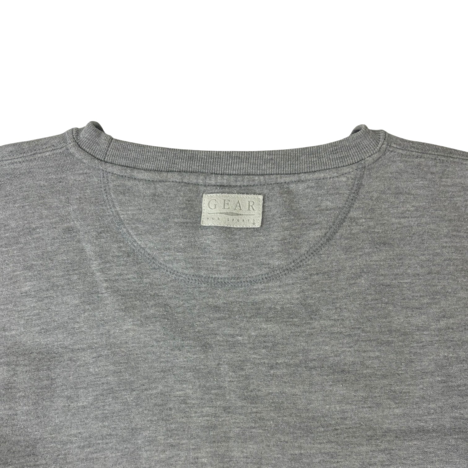 Vintage Harvard Embroidered Crewneck Grey