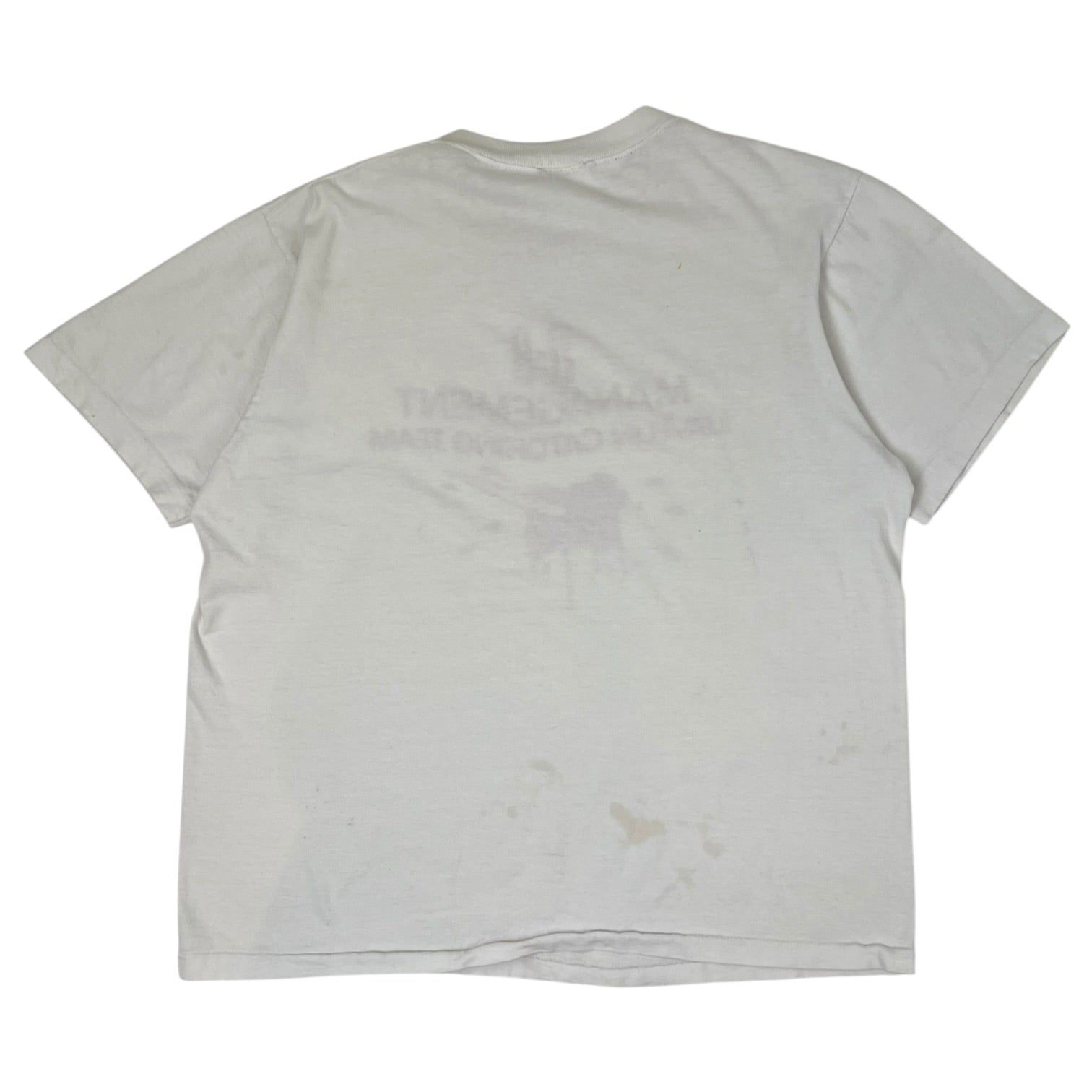 Vintage D-9 Management Javelin Catching Team T-Shirt White