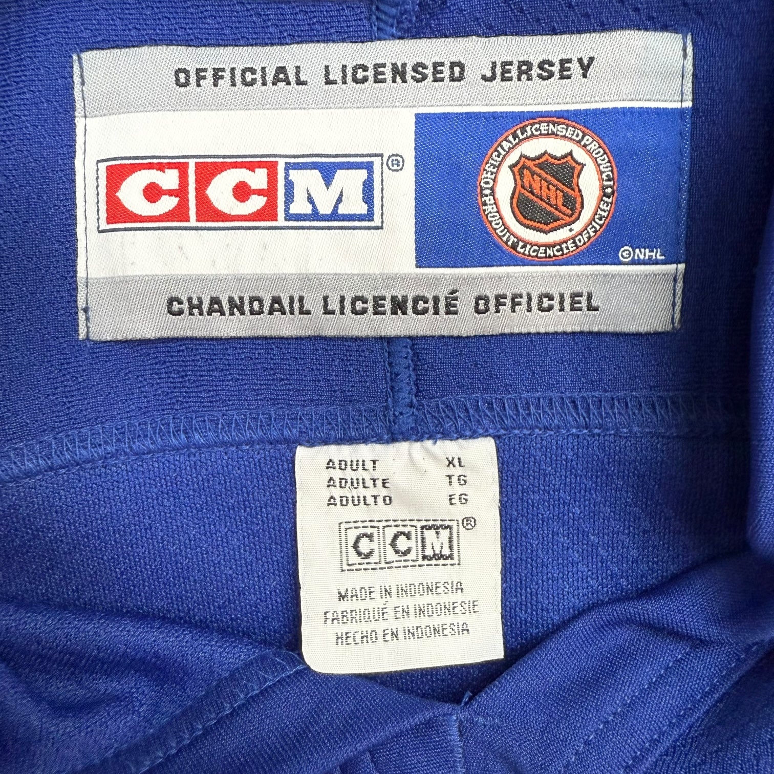 Vintage CCM Toronto Maple Leafs Home Jersey Blue