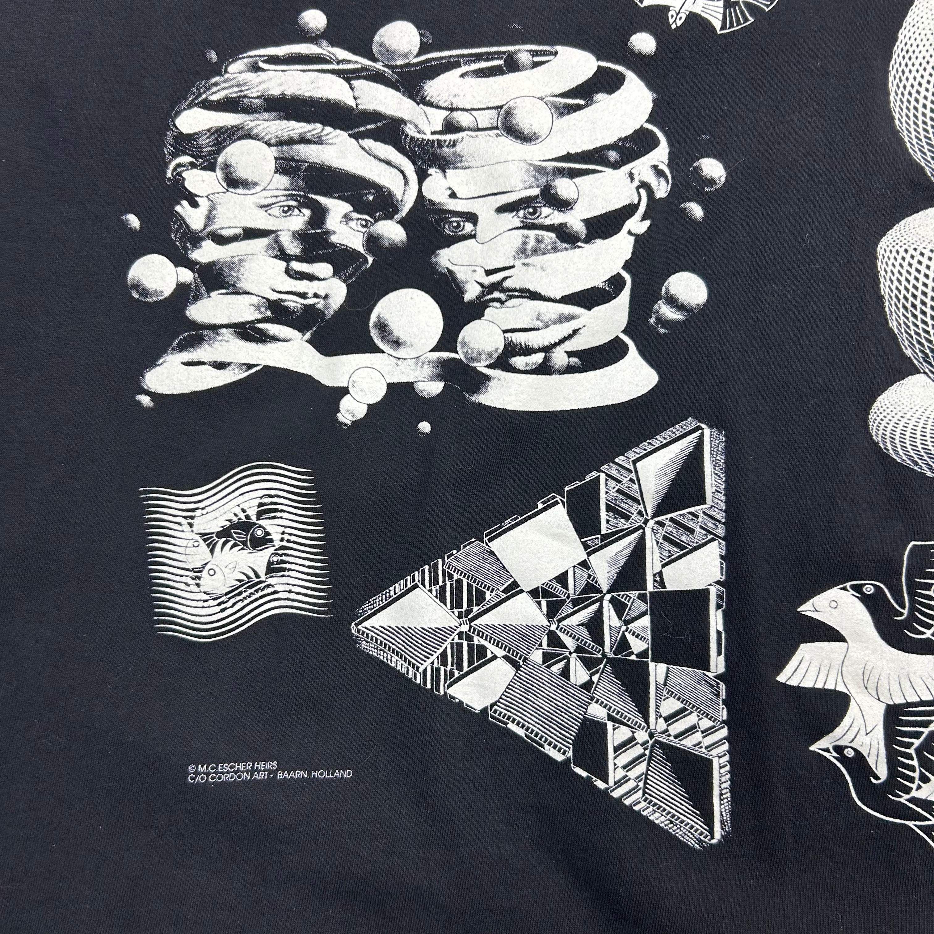 Vintage MC Escher Art Tee Black