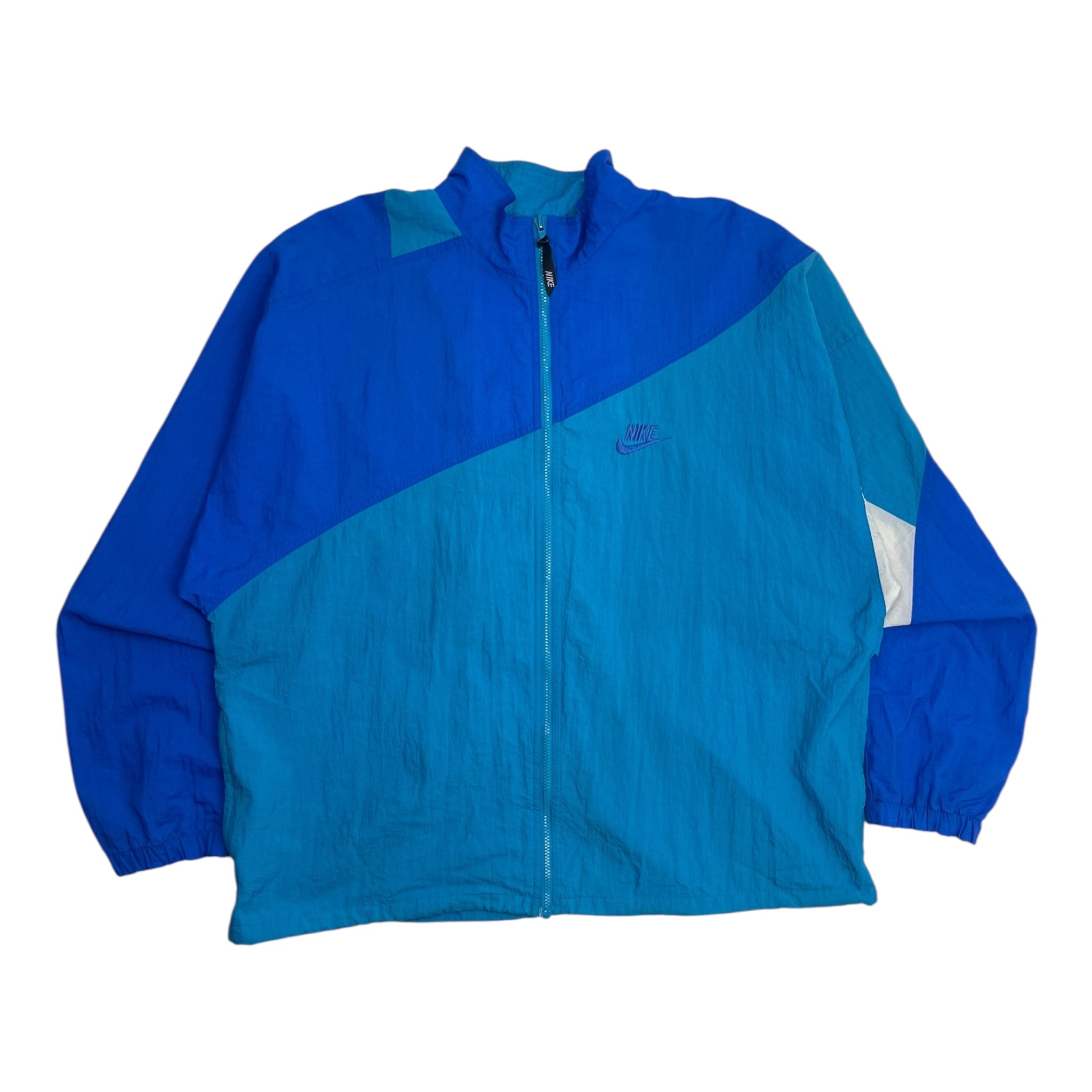 Vintage Nike Colourblock Windbreaker Blue
