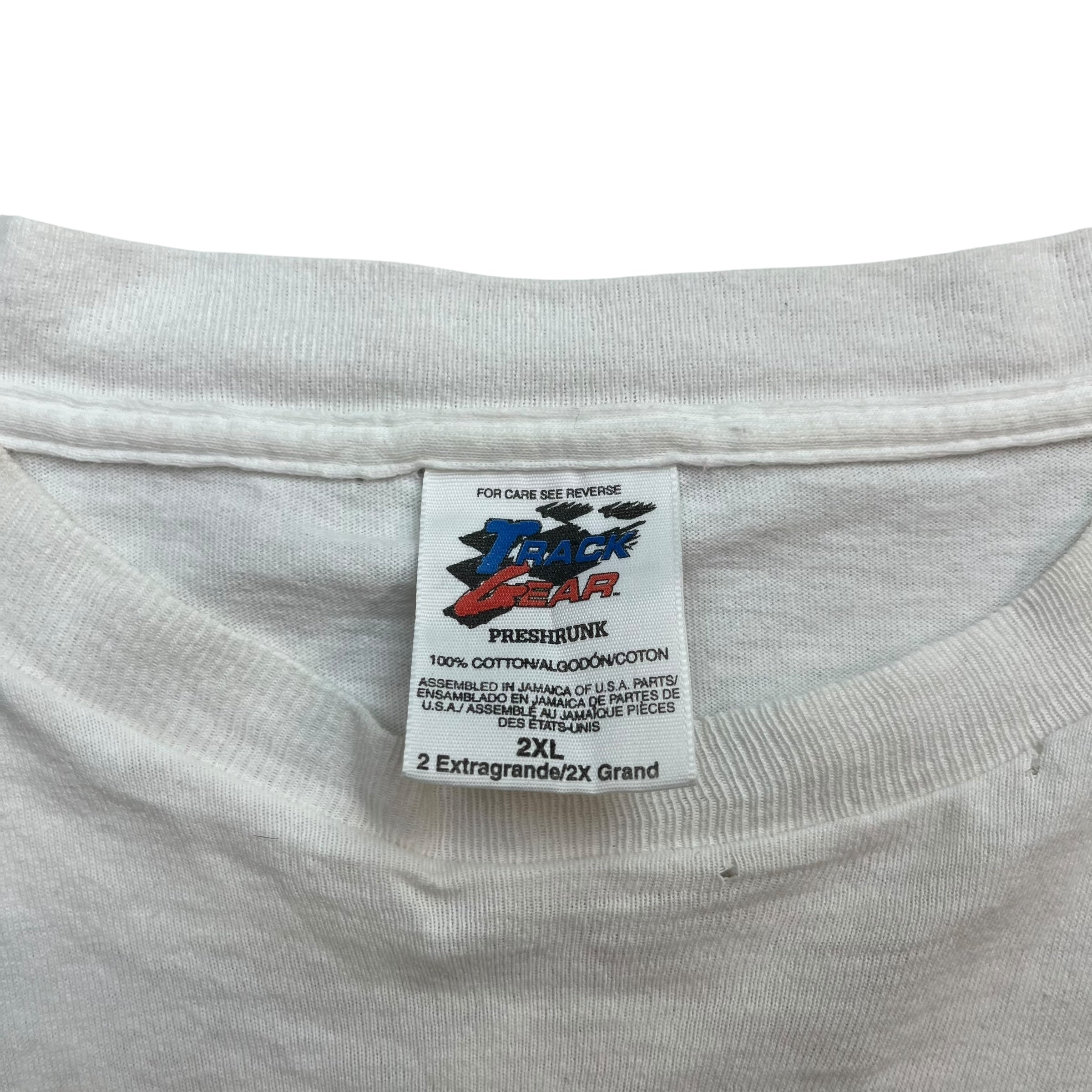Vintage Kyle Petty Hot Wheelz Racing Tee White