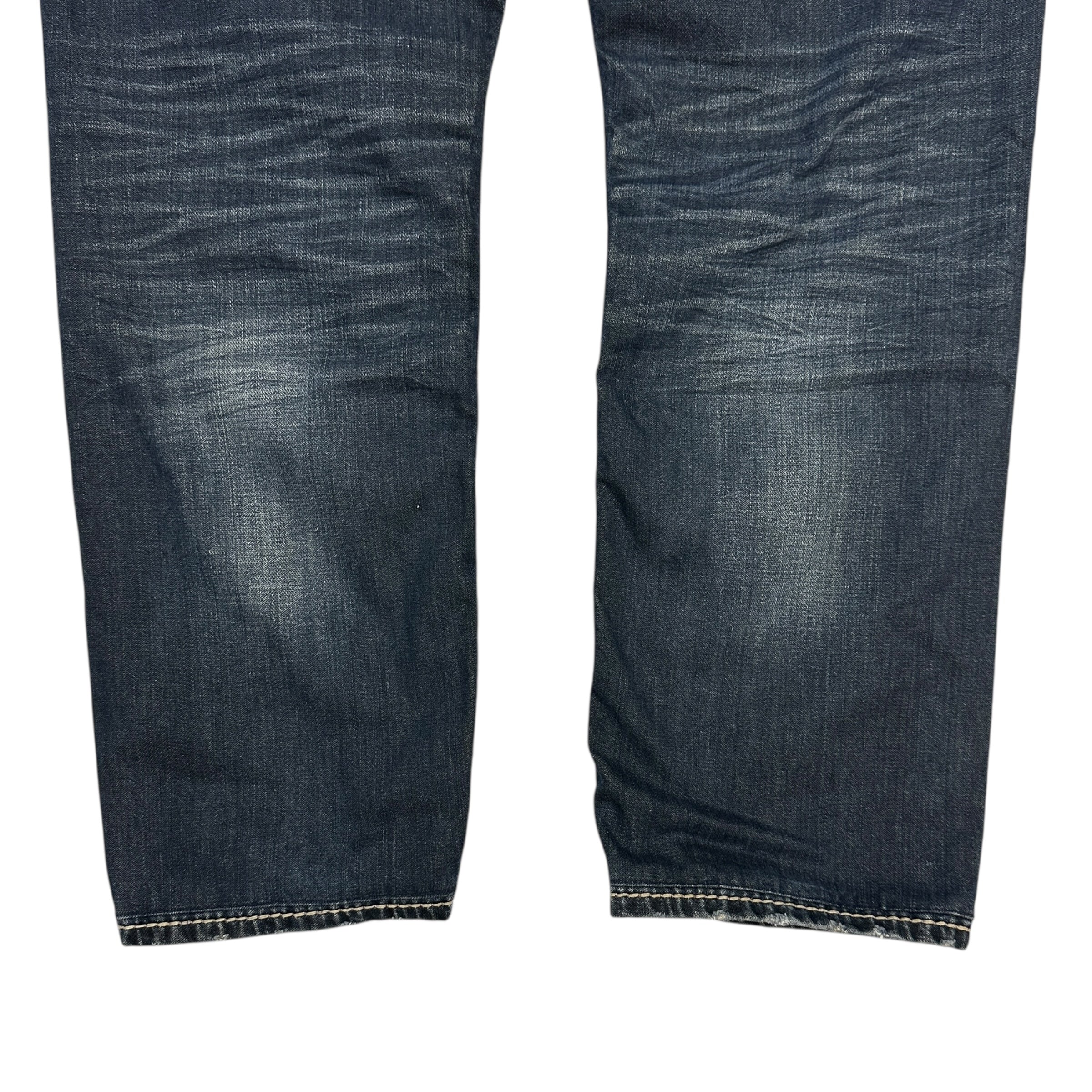 Vintage Y2K True Religion Big T Stitch Denim