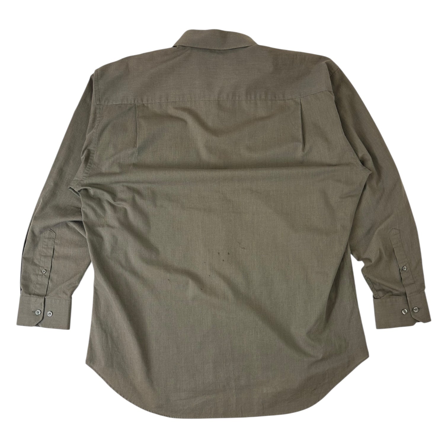 Vintage Monsiuer By Givenchy Long Sleeve Dress Shirt Green