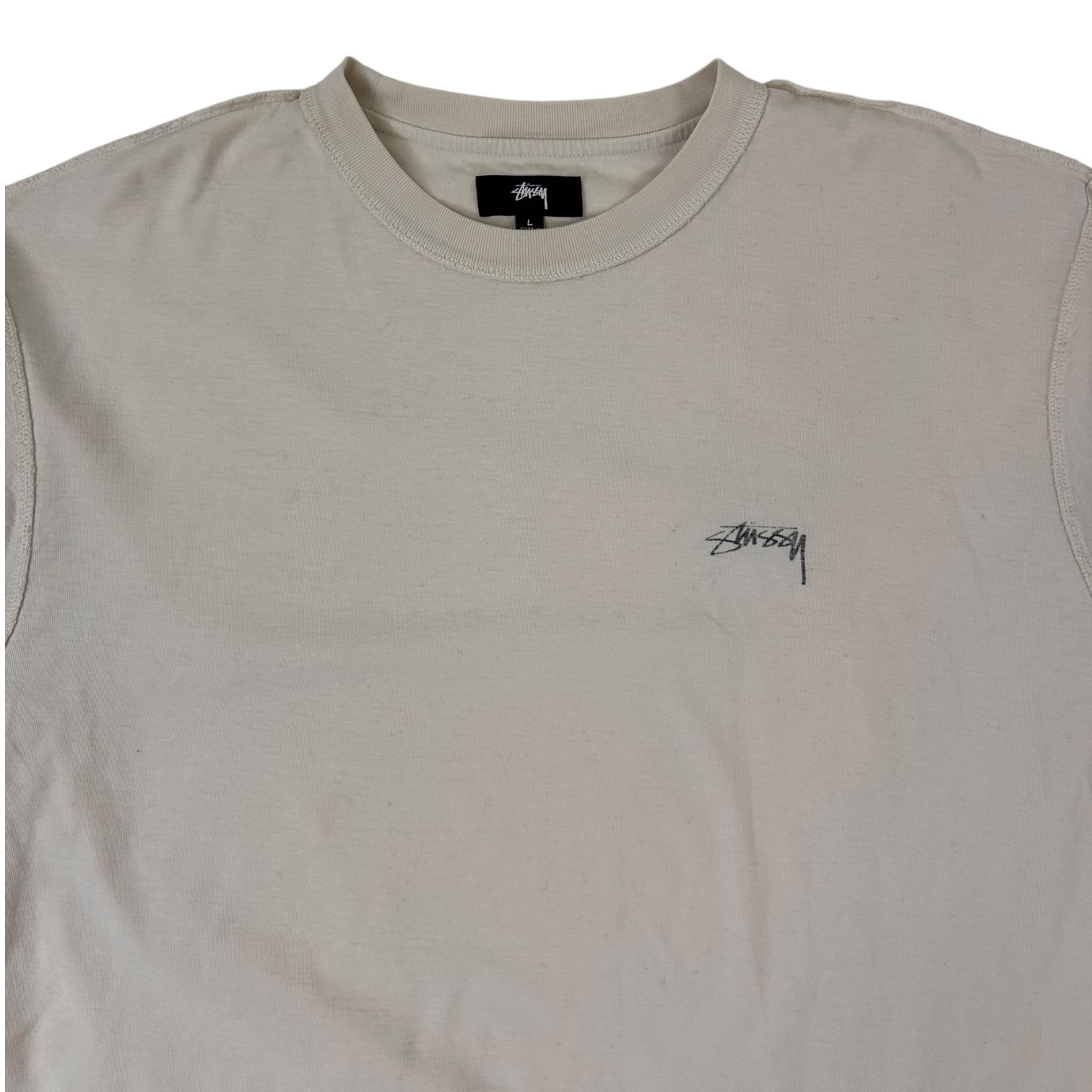 Stussy Inside Out Long Sleeve Shirt Cream