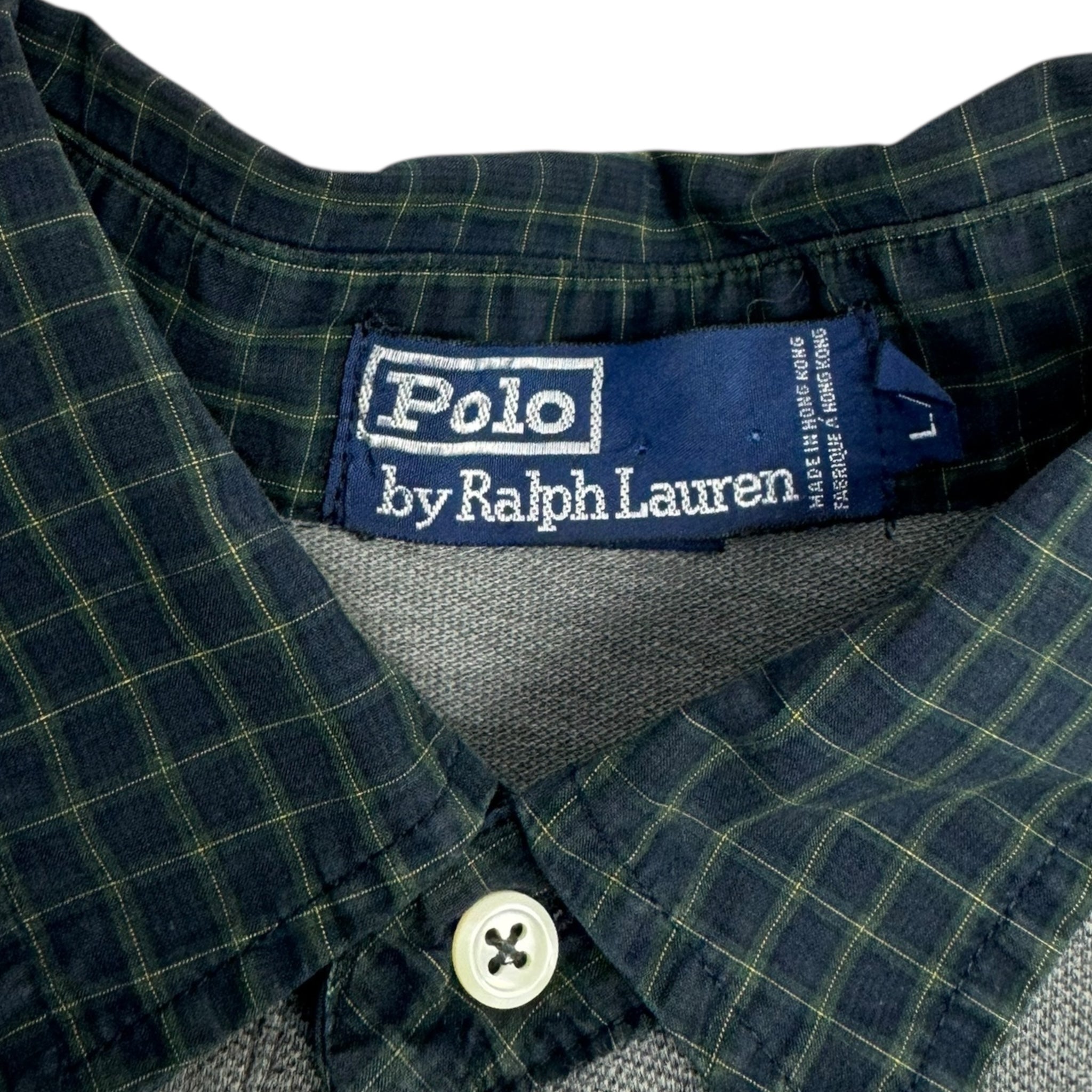 Vintage Polo Ralph Lauren Tartan Collar Shirt