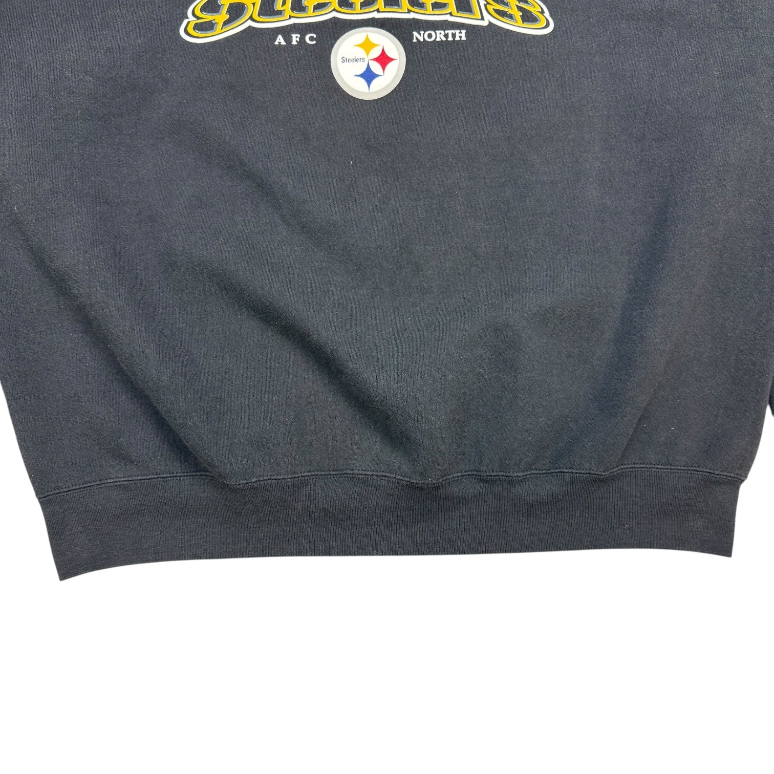 Vintage Pittsburgh Steelers AFC North Crewneck Black