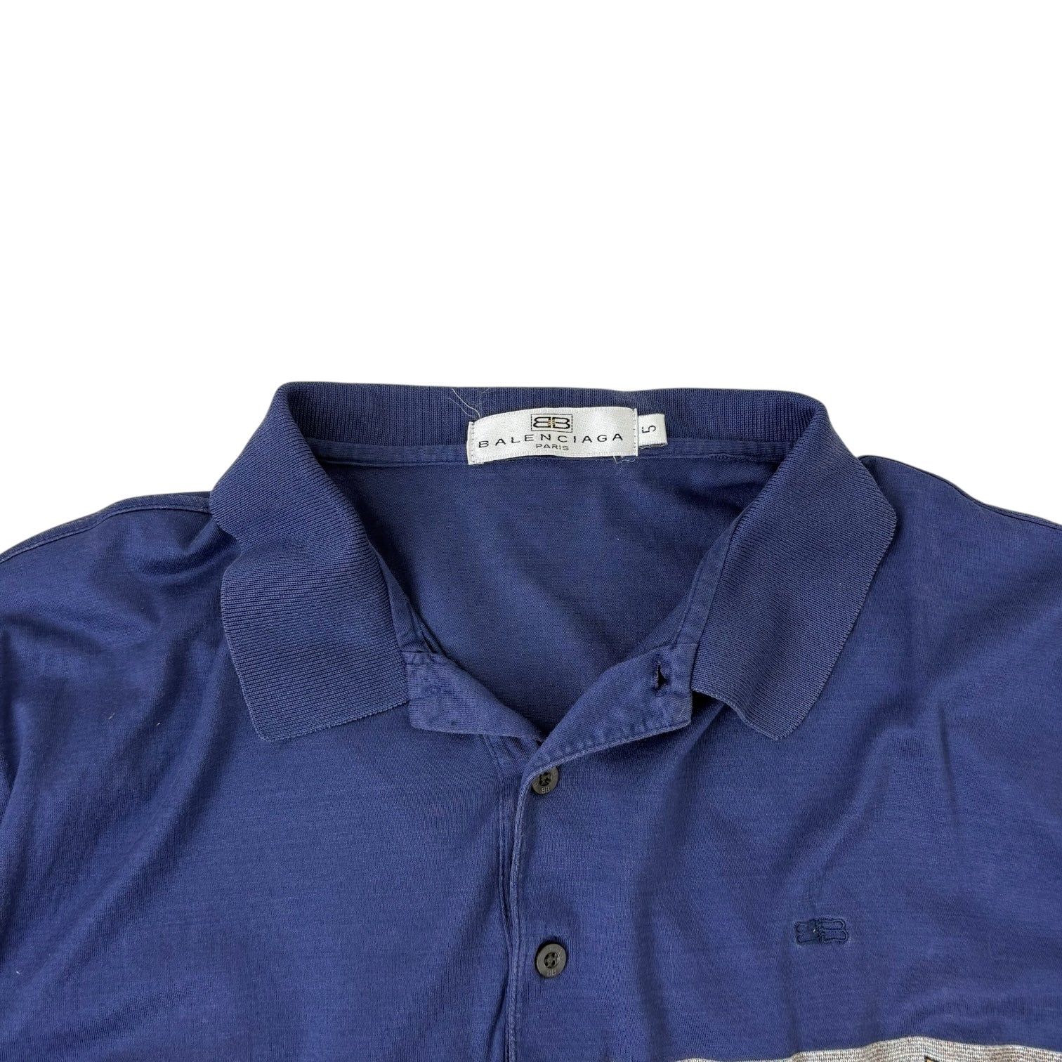 Balenciaga Sailing Polo Shirt Navy