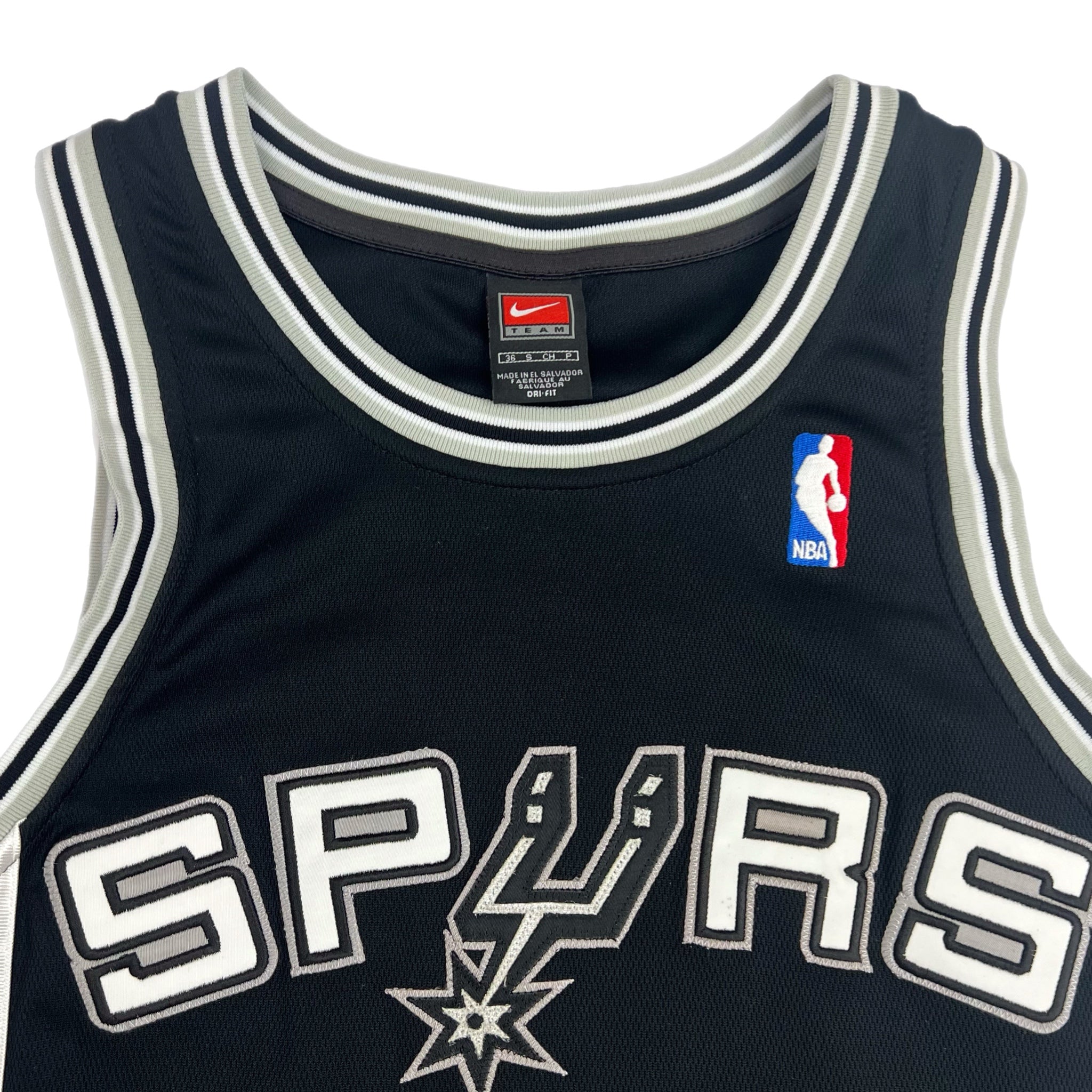 Vintage San Antonio Spurs Team Nike Tim Duncan Jersey
