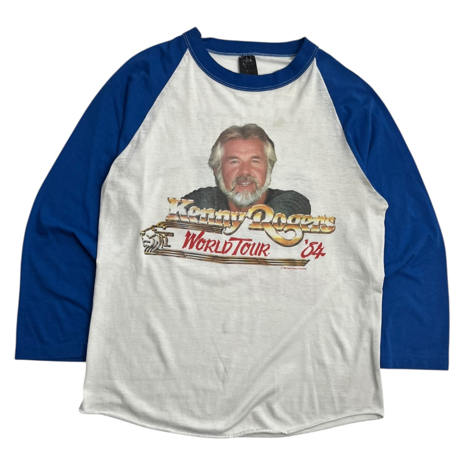 1984 Kenny Rogers World Tour Raglan T-Shirt