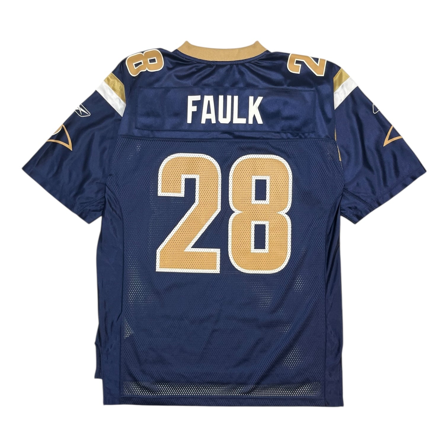 Vintage St. Louis Rams Marshall Faulk Jersey Navy