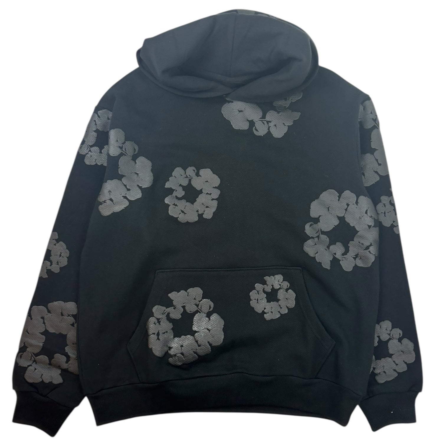 Denim Tears Mono Cotton Wreath Hoodie Black