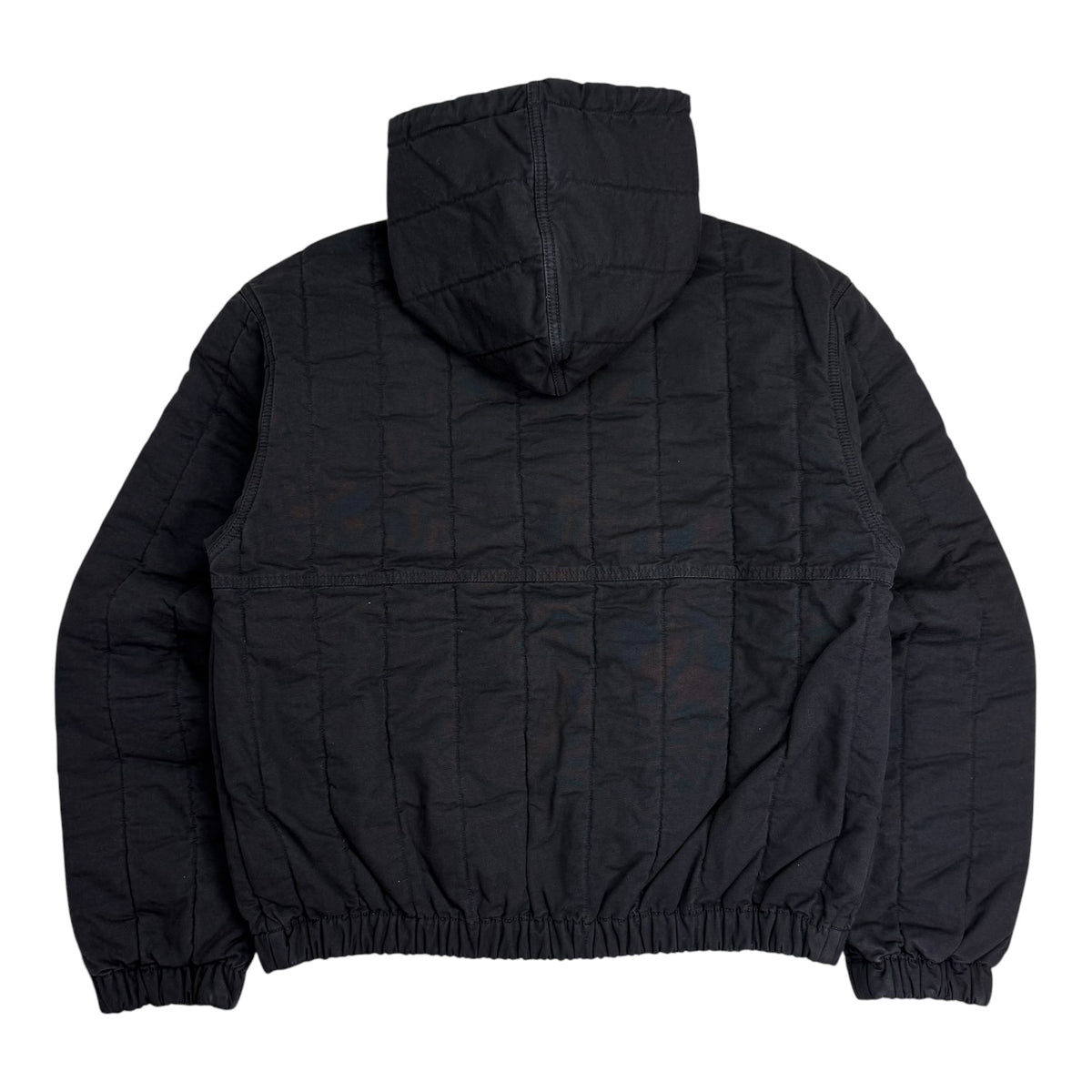Stussy Quilted Canvas Work Jacket Black