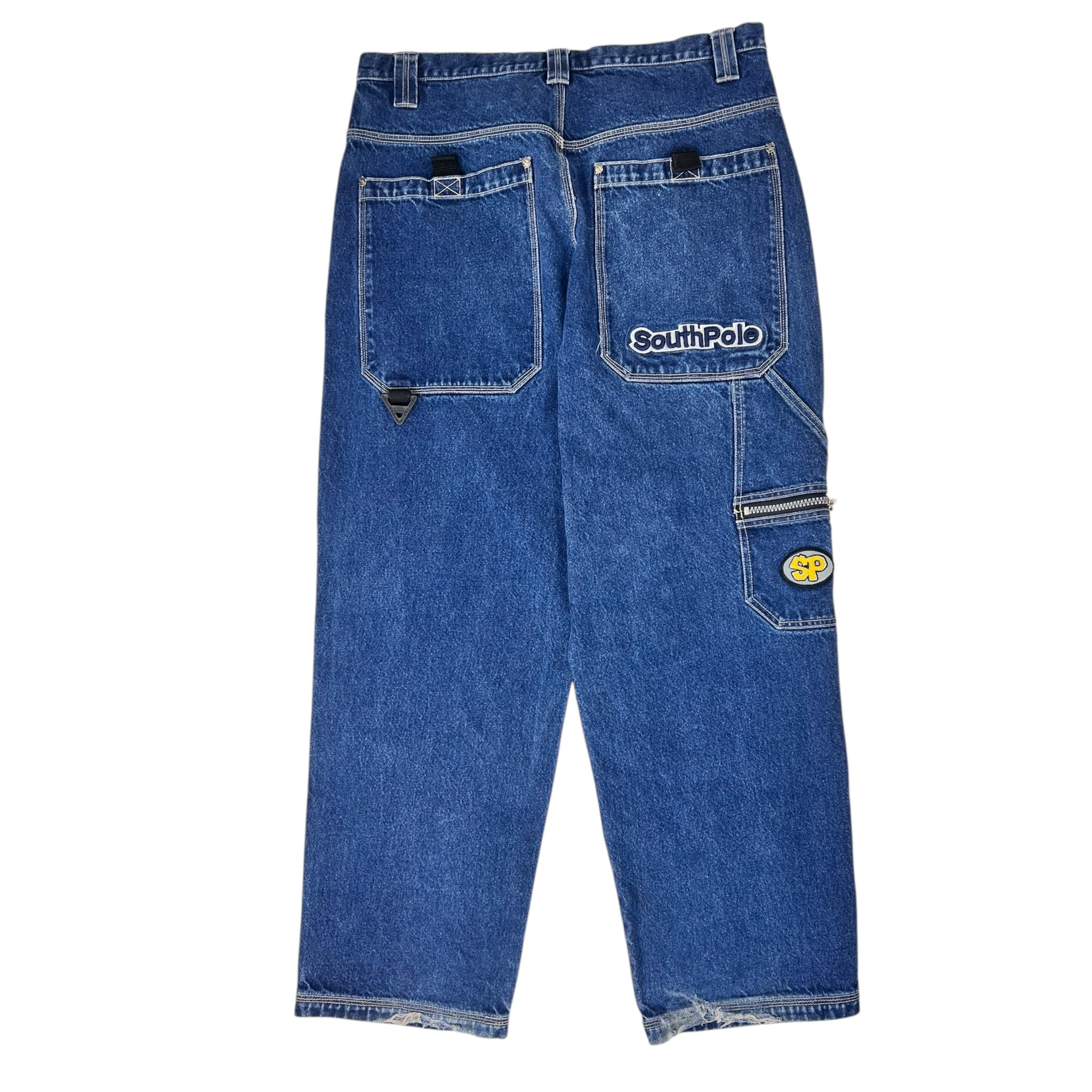 Vintage Y2K Southpole Patched Jeans