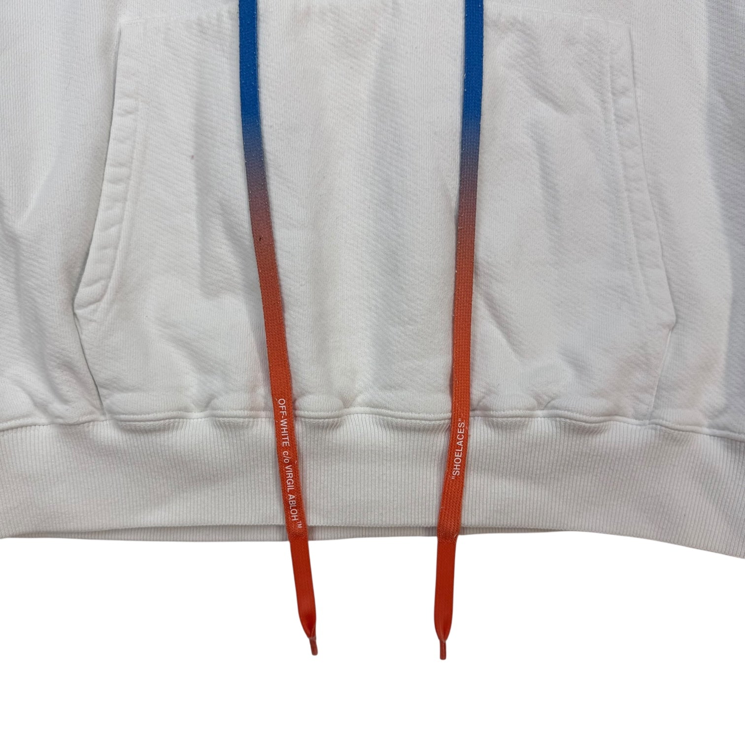 Off-White Spray Blurred Hoodie White