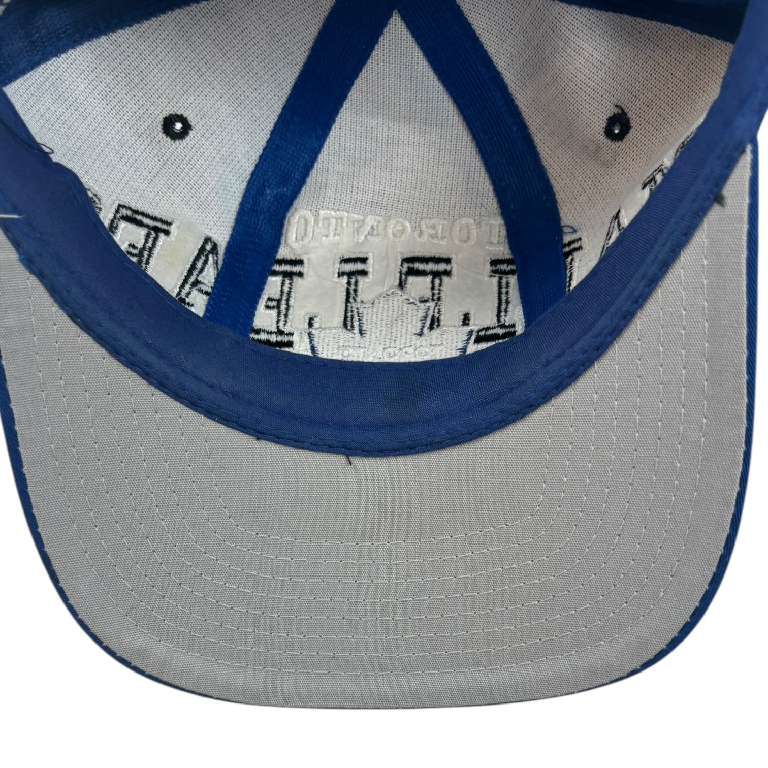 Vintage Toronto Maple Leafs Western Conference SnapBack Hat Blue