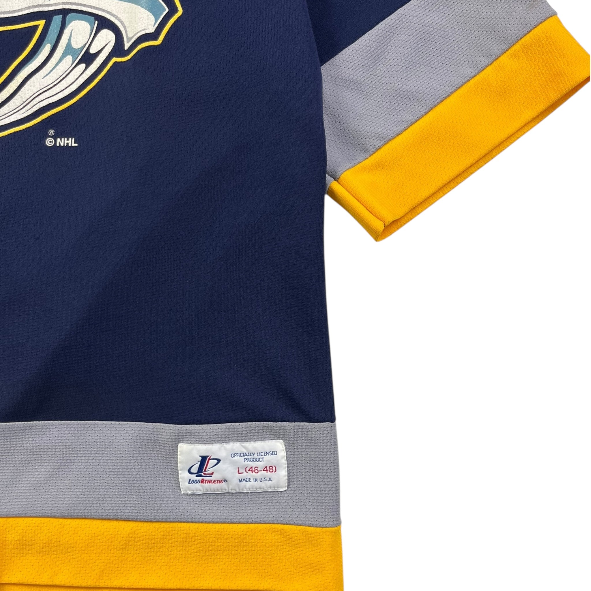 Vintage Nashville Predators Logo Athletic Jersey