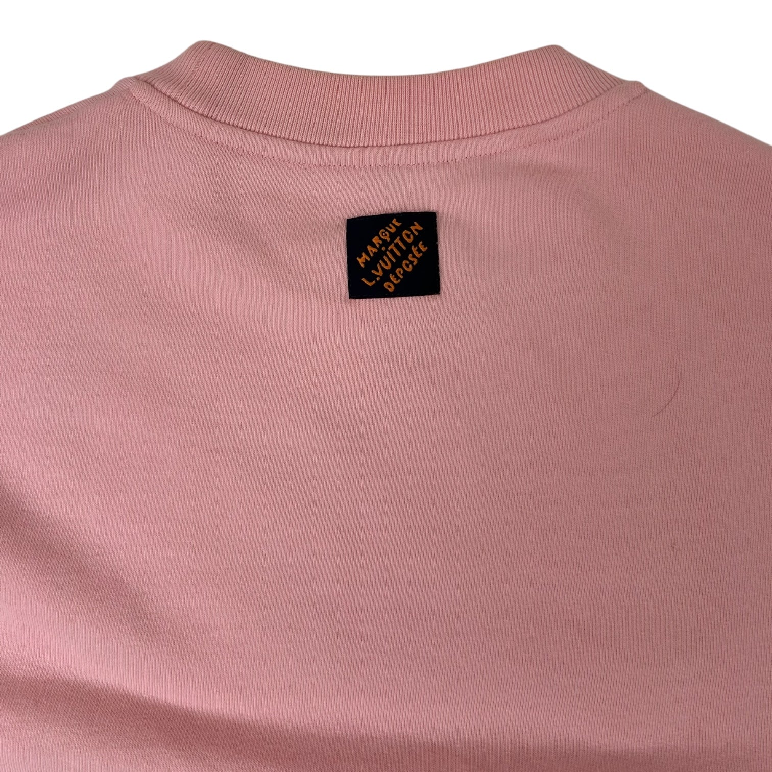 Louis Vuitton Embroidered Cotton Crewneck Pink