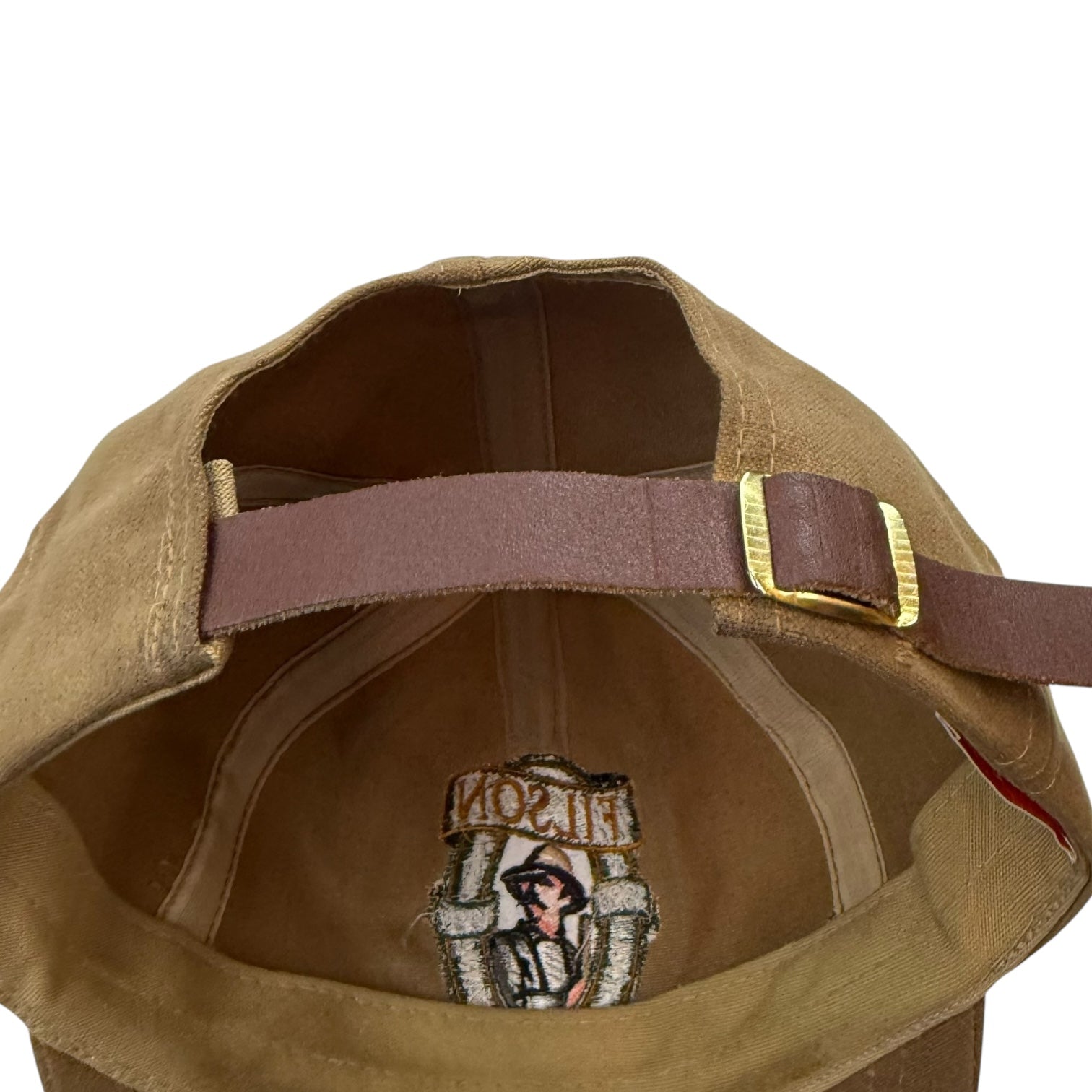 Vintage Filson 100th Anniversary Tin Cloth Waxed Hat Tan