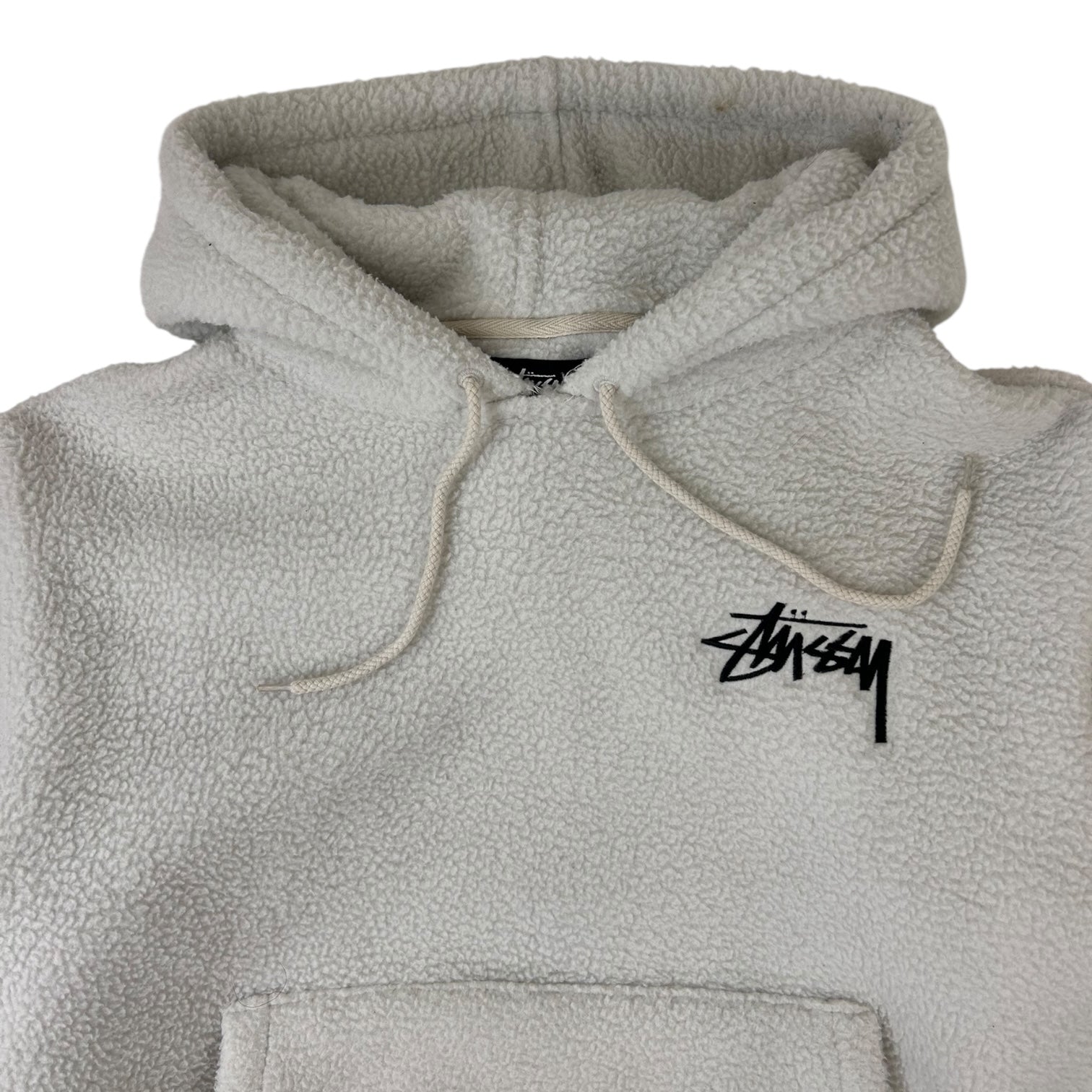 Stussy Bronson Sherpa Hoodie Bone