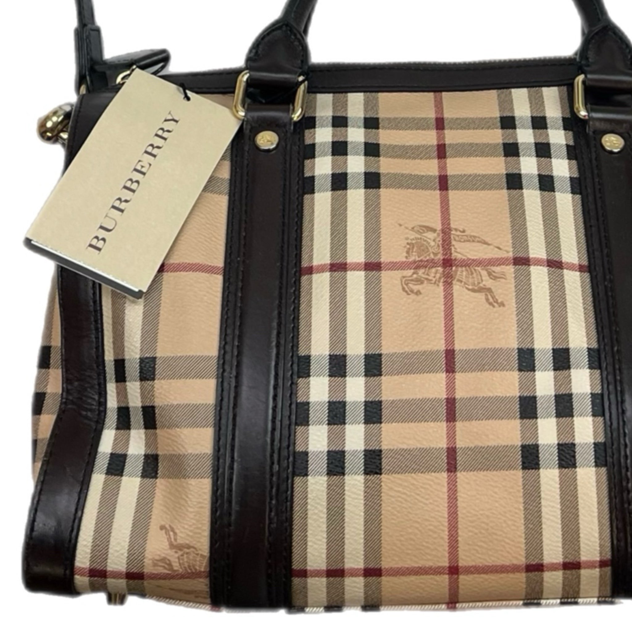 Burberry Haymarket Shoulder Bag
