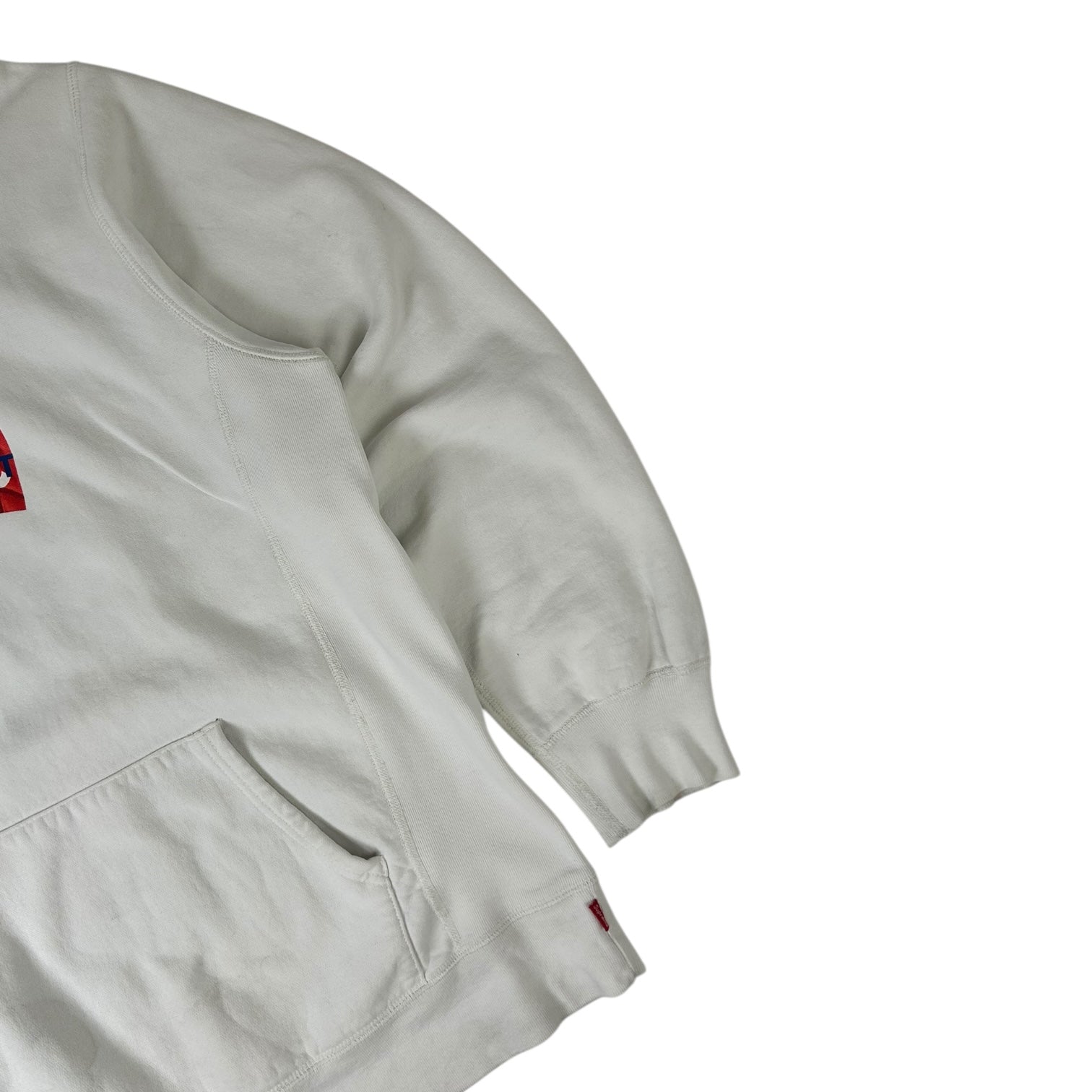 Supreme X Comme Des Garcons Box Logo Hoodie White