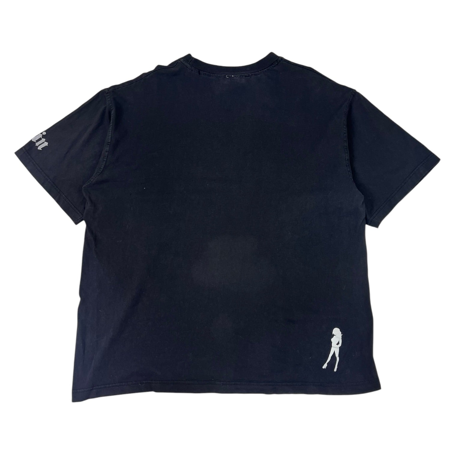 Y2K Vintage Skin Industries Stylized Silver Logo T-Shirt