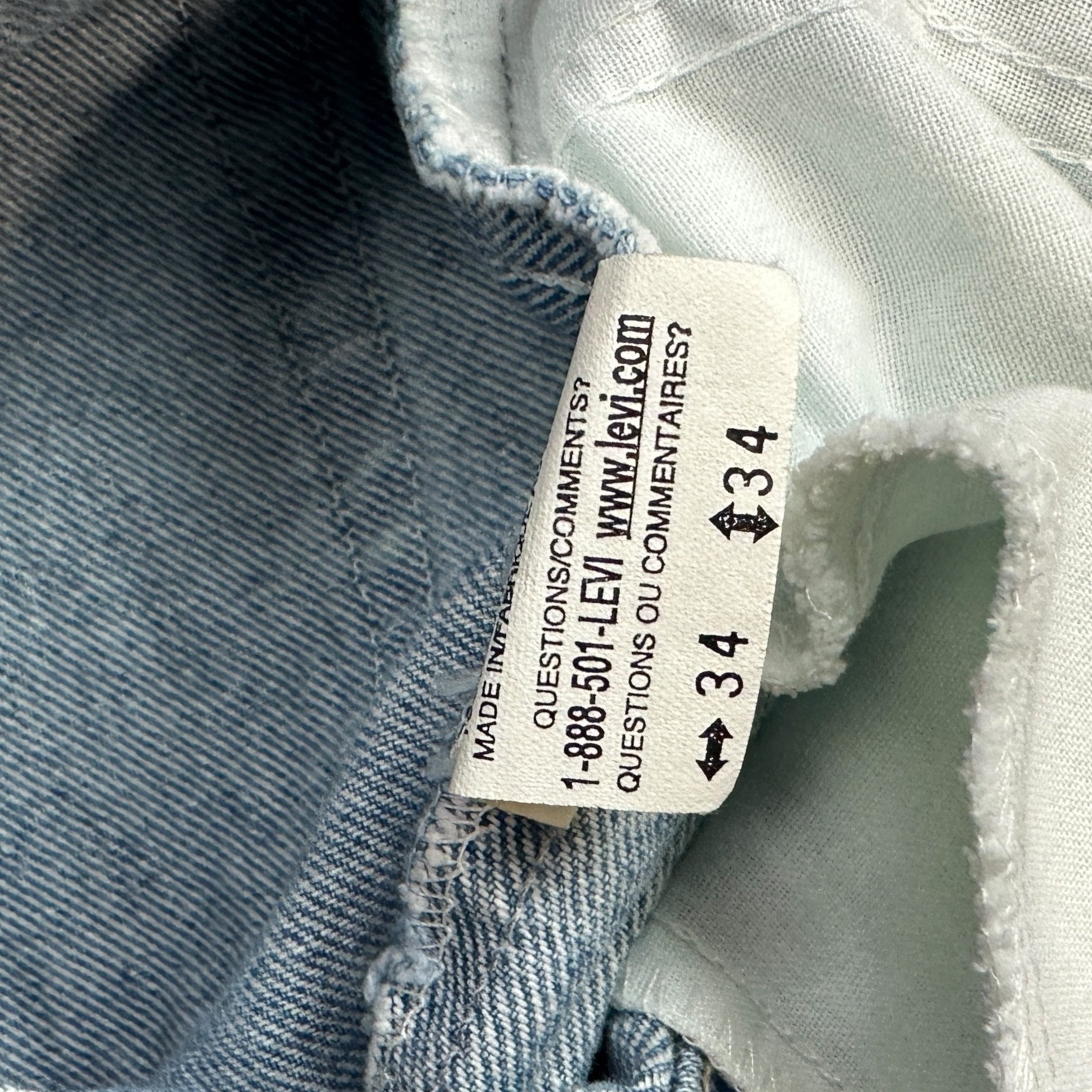 Vintage Levis Orange 506 Light Wash Denim