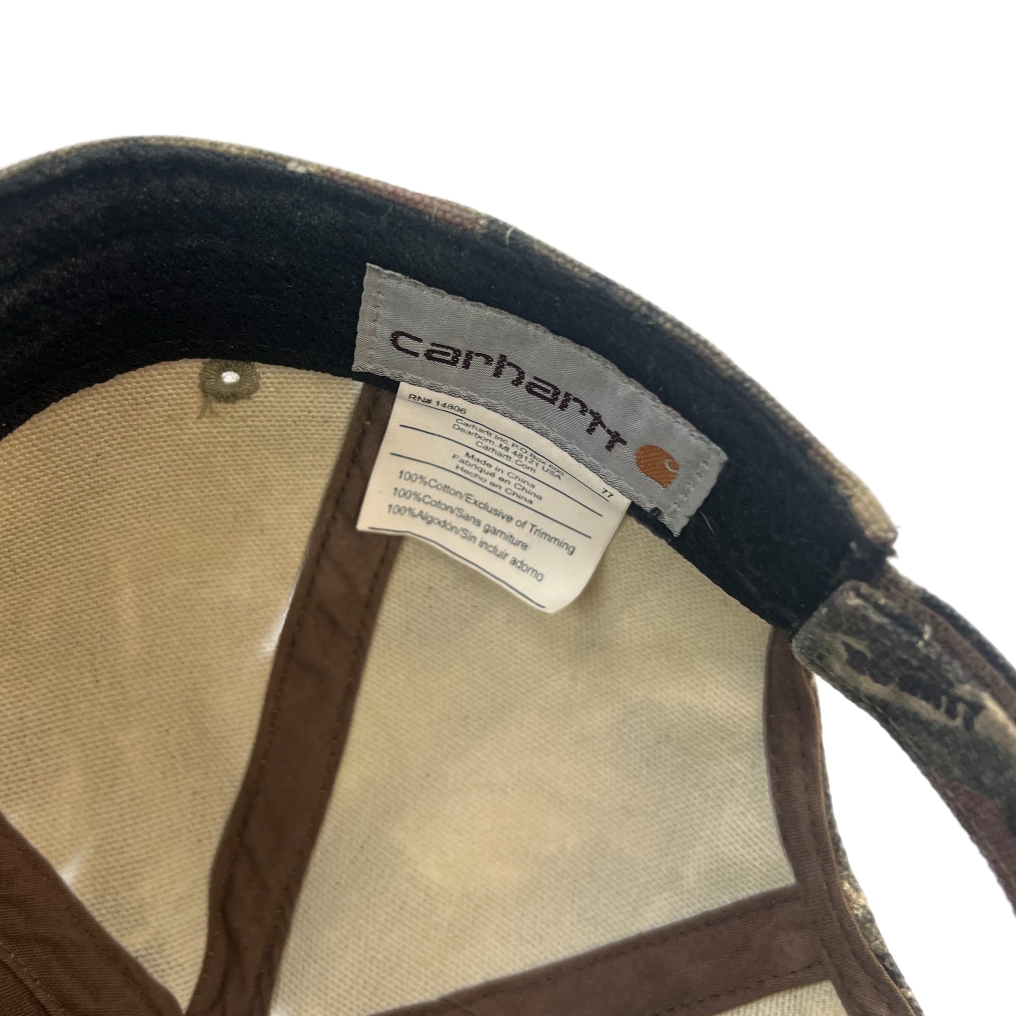 Vintage Carhartt RealTree Camo Hat